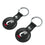 University of Cincinnati Bearcats Insignia Black Airtag Holder 2-Pack