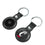 University of Cincinnati Bearcats Insignia Black Airtag Holder 2-Pack