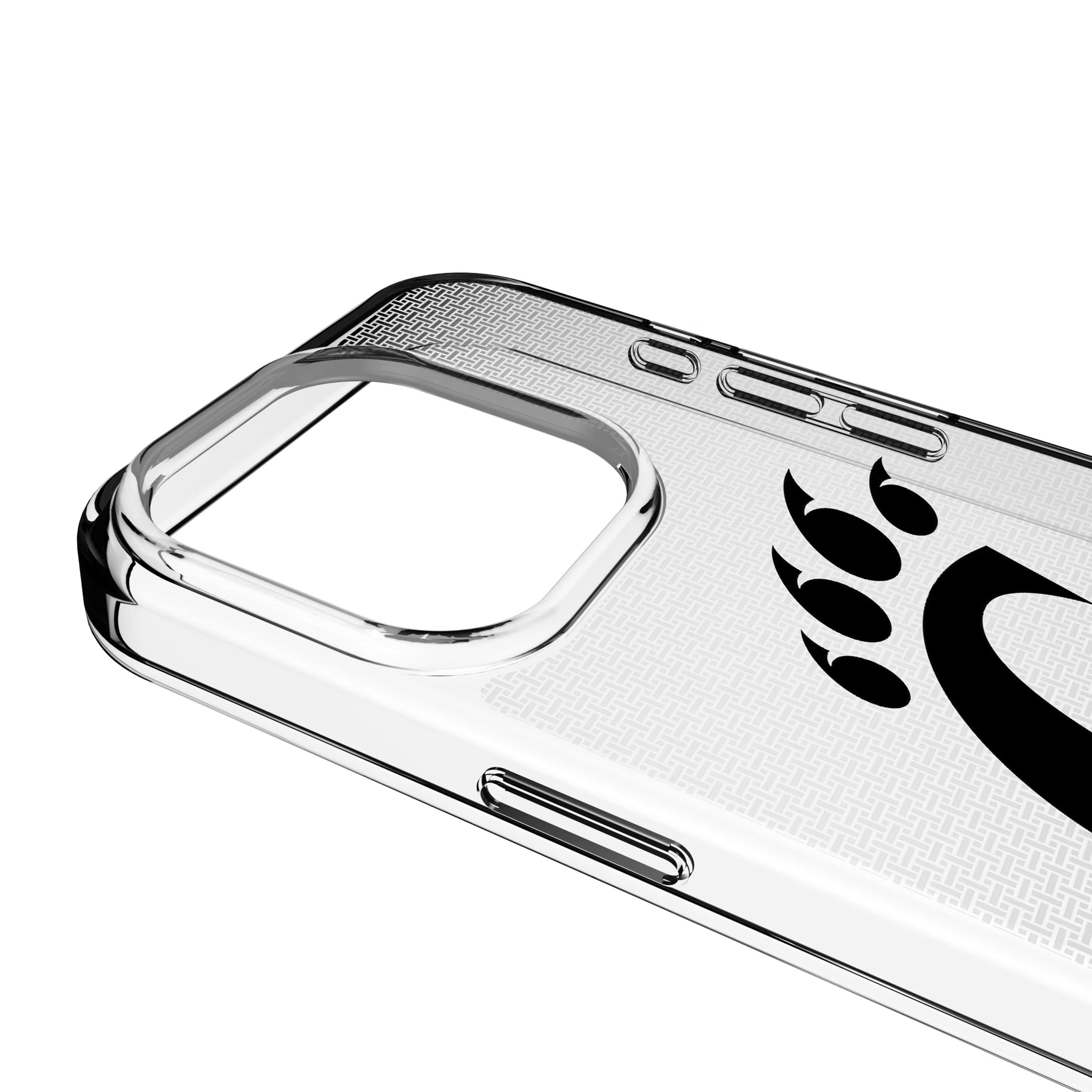 University of Cincinnati Bearcats Linen Clear Phone Case for Apple iPhone