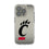 University of Cincinnati Bearcats Linen Clear Phone Case for Apple iPhone