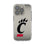 University of Cincinnati Bearcats Linen Clear Phone Case for Apple iPhone
