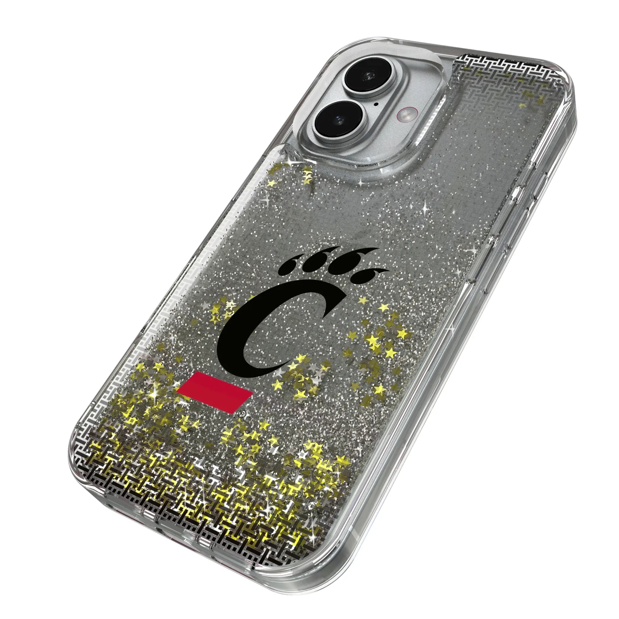 University of Cincinnati Bearcats Linen Glitter Phone Case