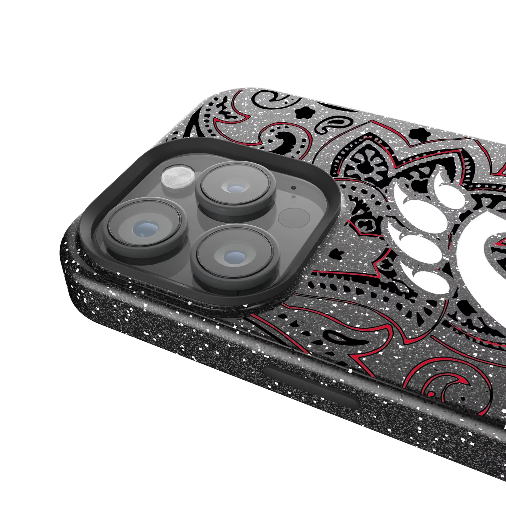 University of Cincinnati Bearcats Paisley Bling Phone Case