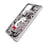 University of Cincinnati Bearcats Paisley Clear Phone Case for Samsung Galaxy