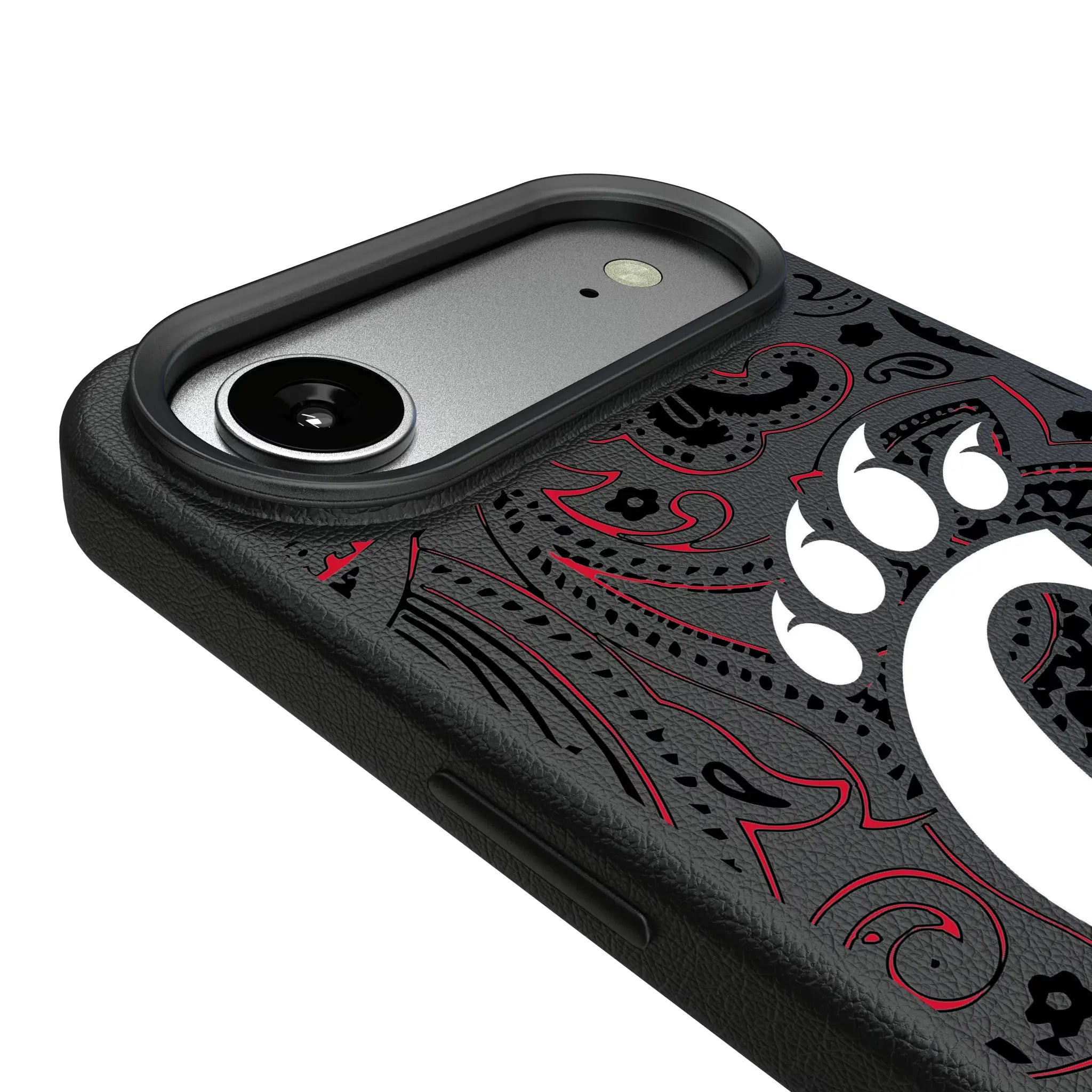 University of Cincinnati Bearcats Paisley MagSafe Compatible Phone Case for Apple iPhone