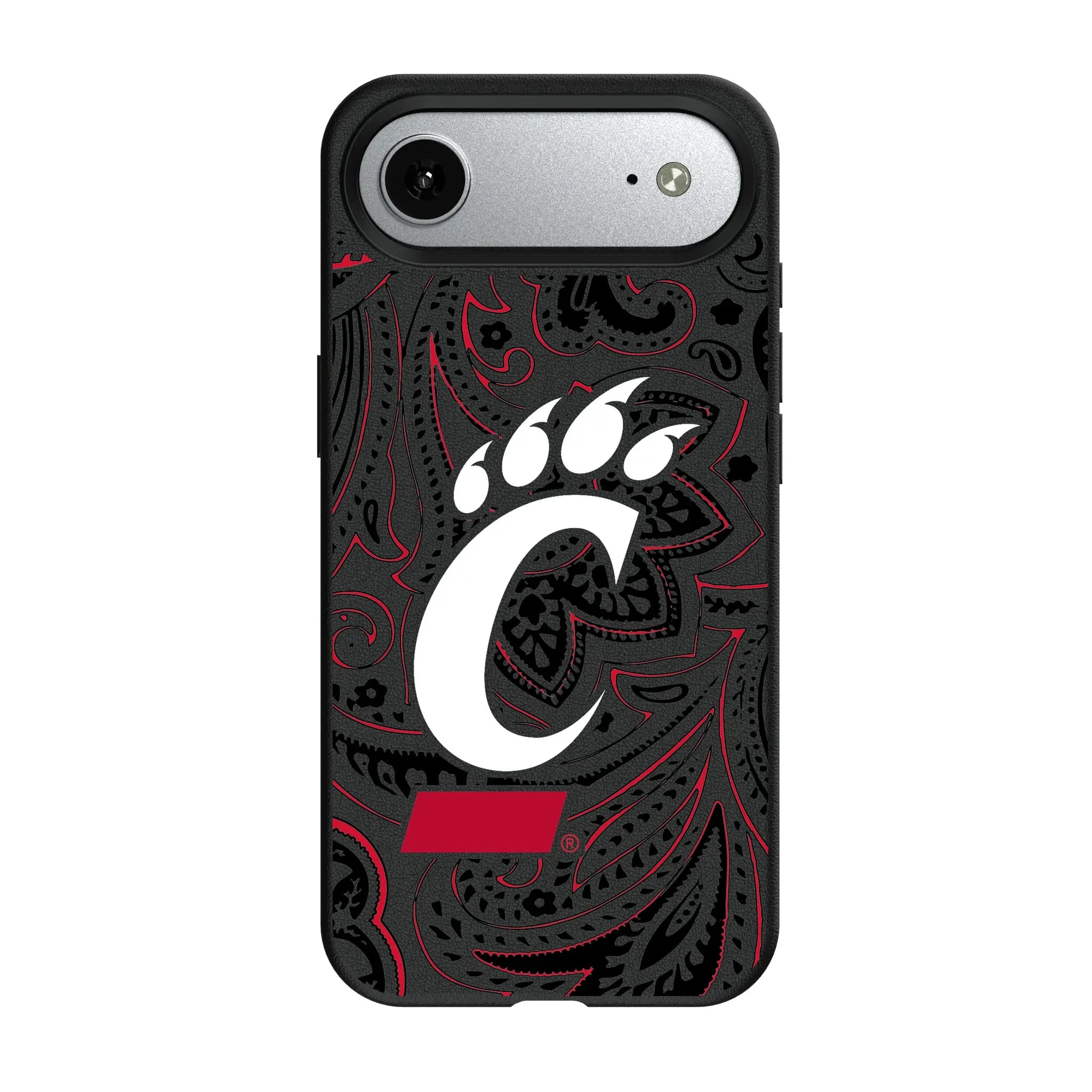 University of Cincinnati Bearcats Paisley MagSafe Compatible Phone Case for Apple iPhone