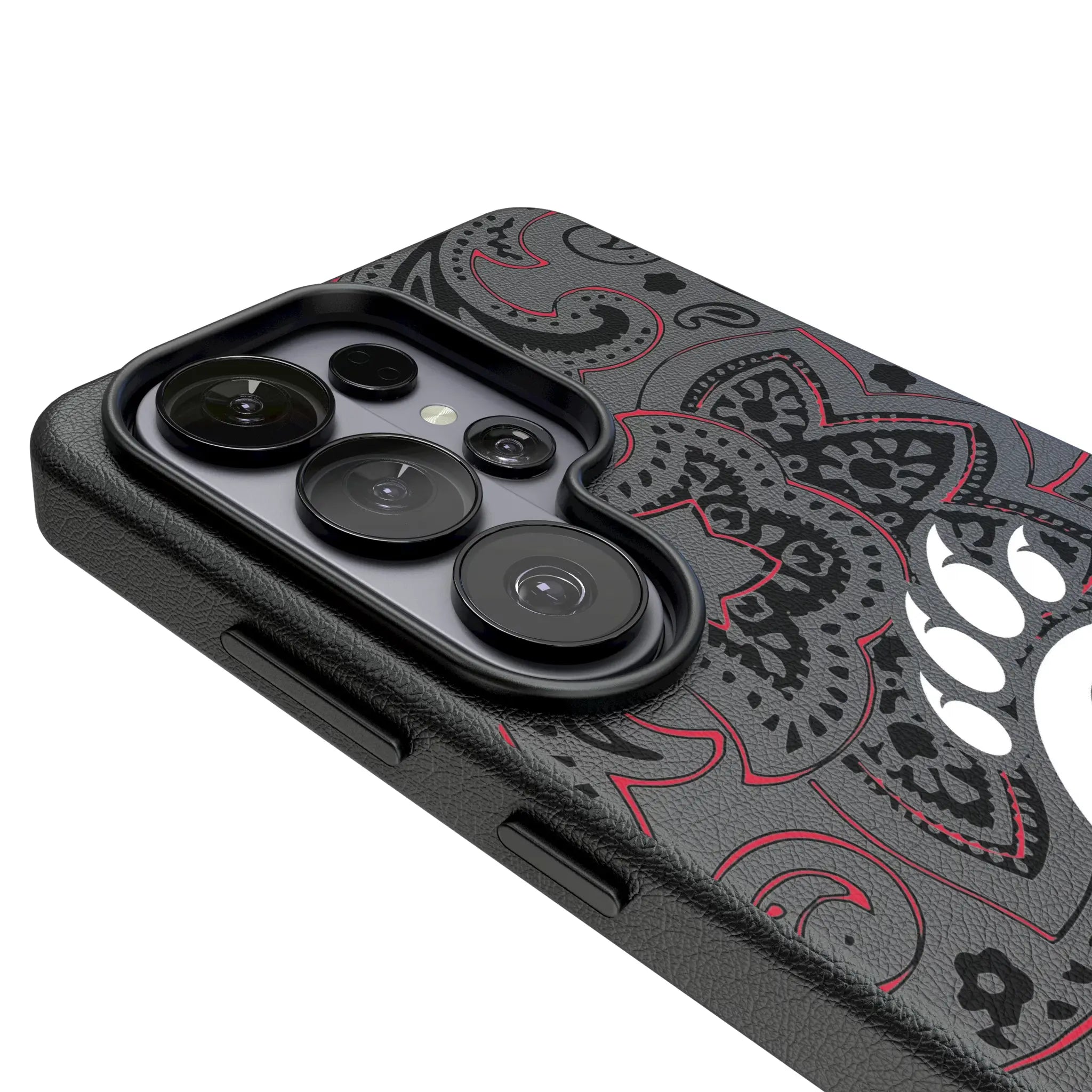 University of Cincinnati Bearcats Paisley MagSafe Compatible Phone Case for Samsung Galaxy