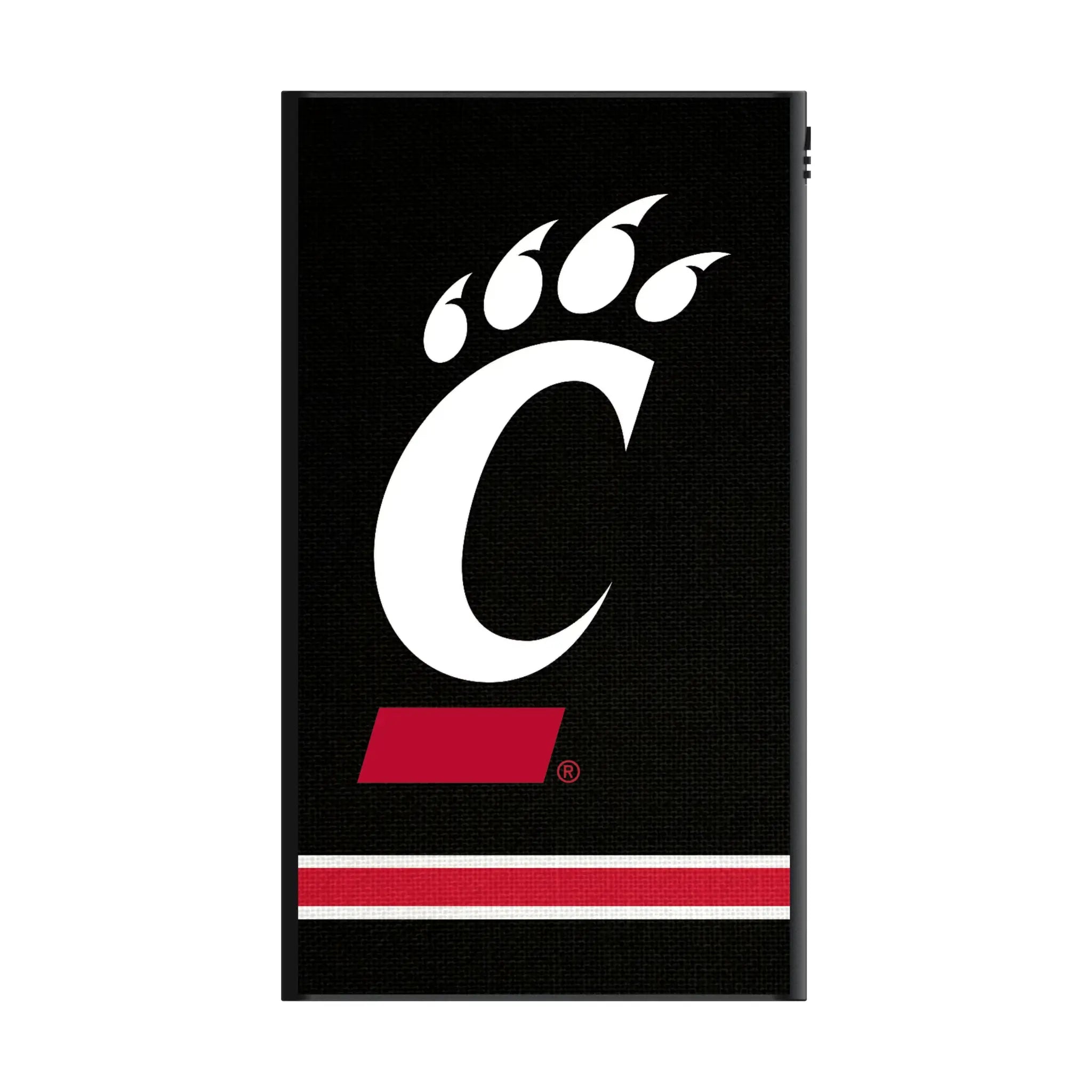 University of Cincinnati Bearcats Stripe 5000mAh Flat Powerbank