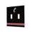 University of Cincinnati Bearcats Stripe Hidden-Screw Light Switch Plate