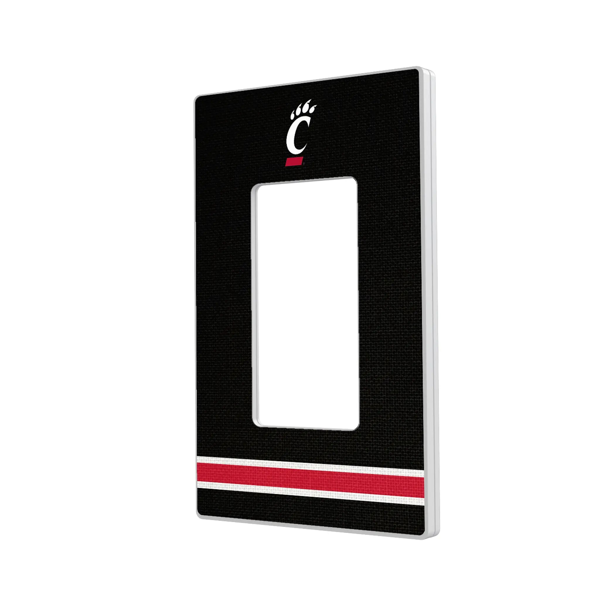 University of Cincinnati Bearcats Stripe Hidden-Screw Light Switch Plate