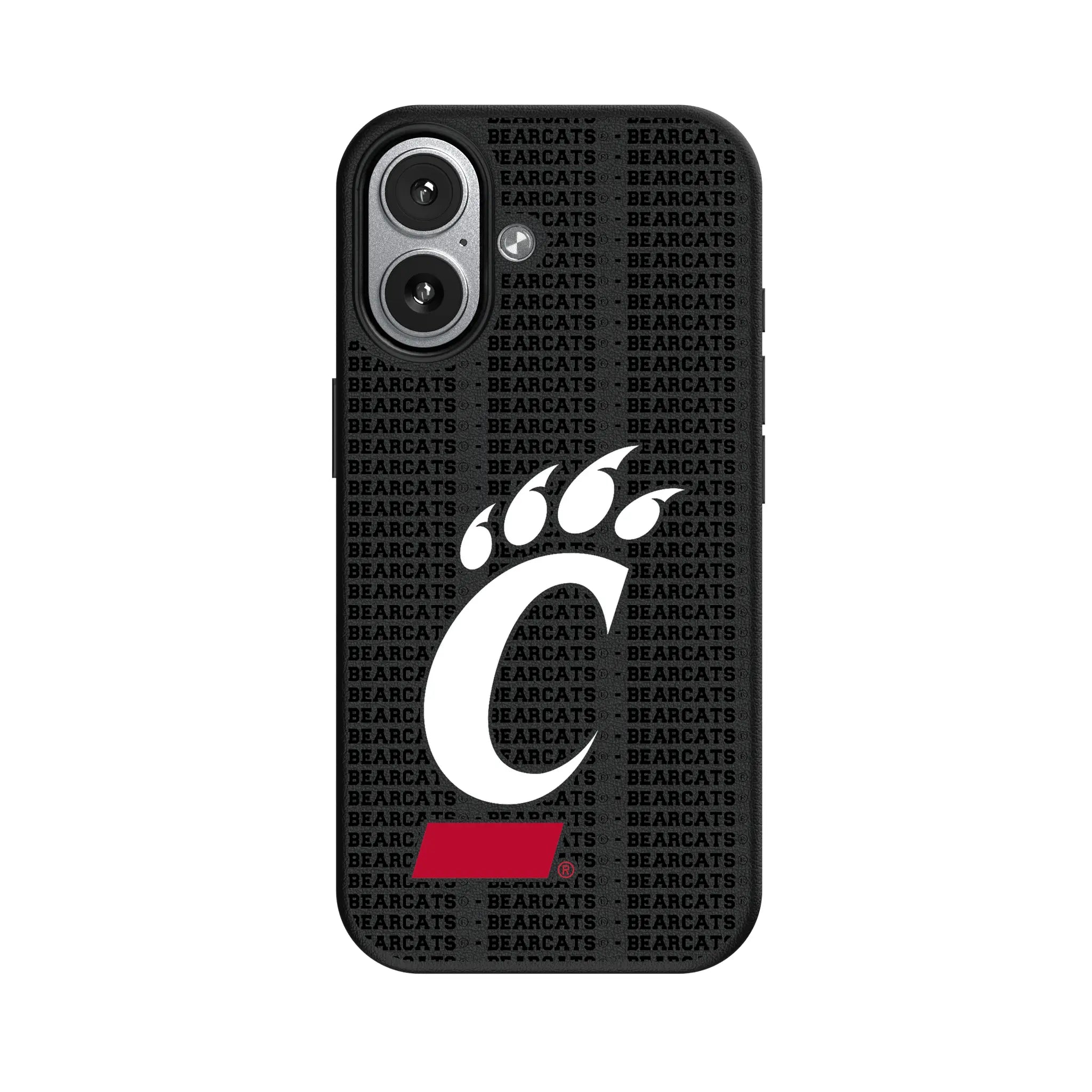 University of Cincinnati Bearcats Text Backdrop MagSafe Compatible Phone Case for Apple iPhone