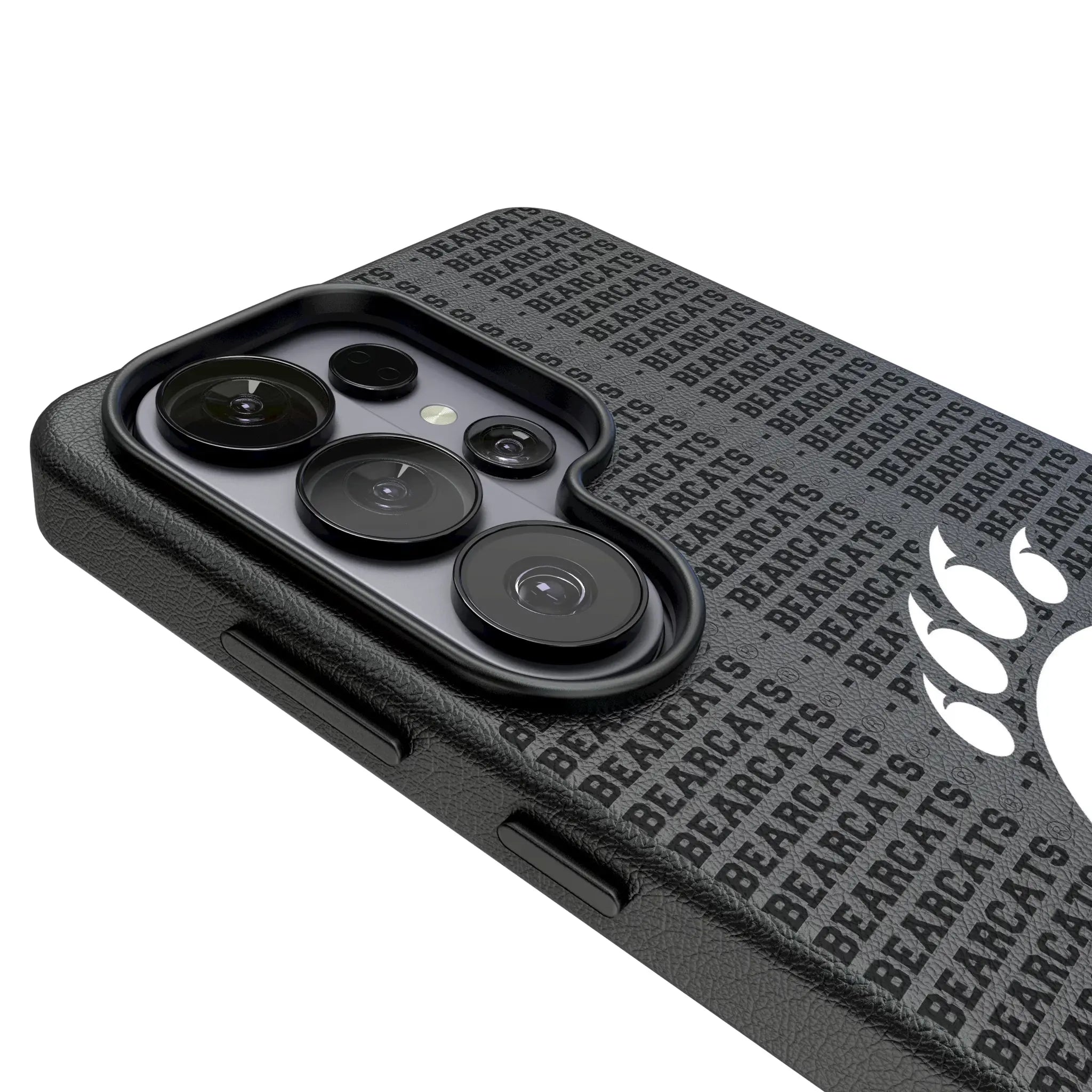 University of Cincinnati Bearcats Text Backdrop MagSafe Compatible Phone Case for Samsung Galaxy