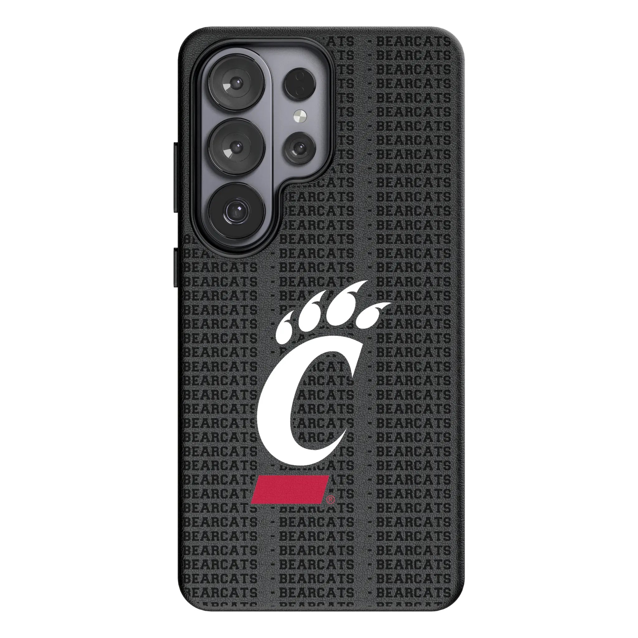 University of Cincinnati Bearcats Text Backdrop MagSafe Compatible Phone Case for Samsung Galaxy