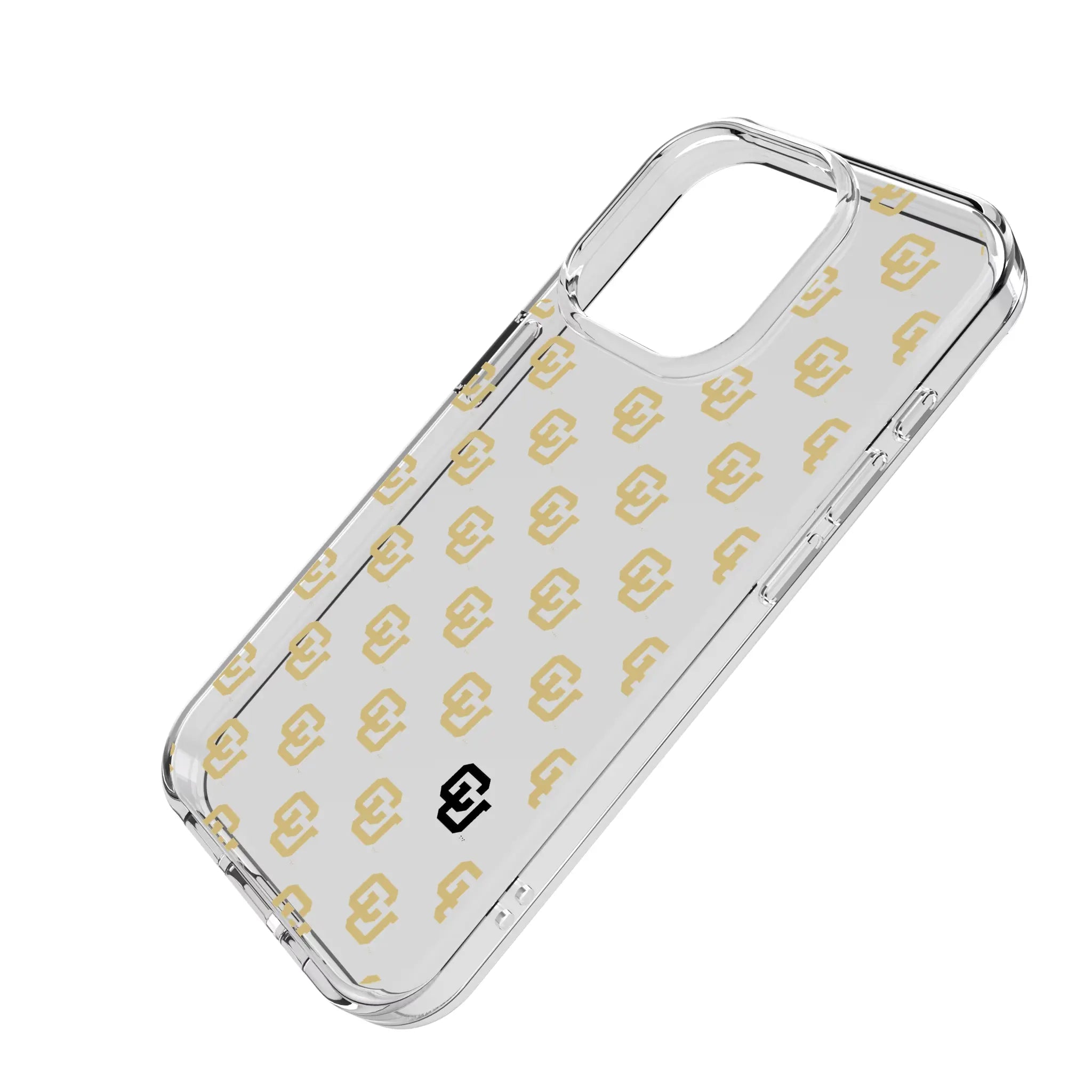 University of Colorado Buffaloes Fashion Pattern Clear Phone Case for Apple iPhone