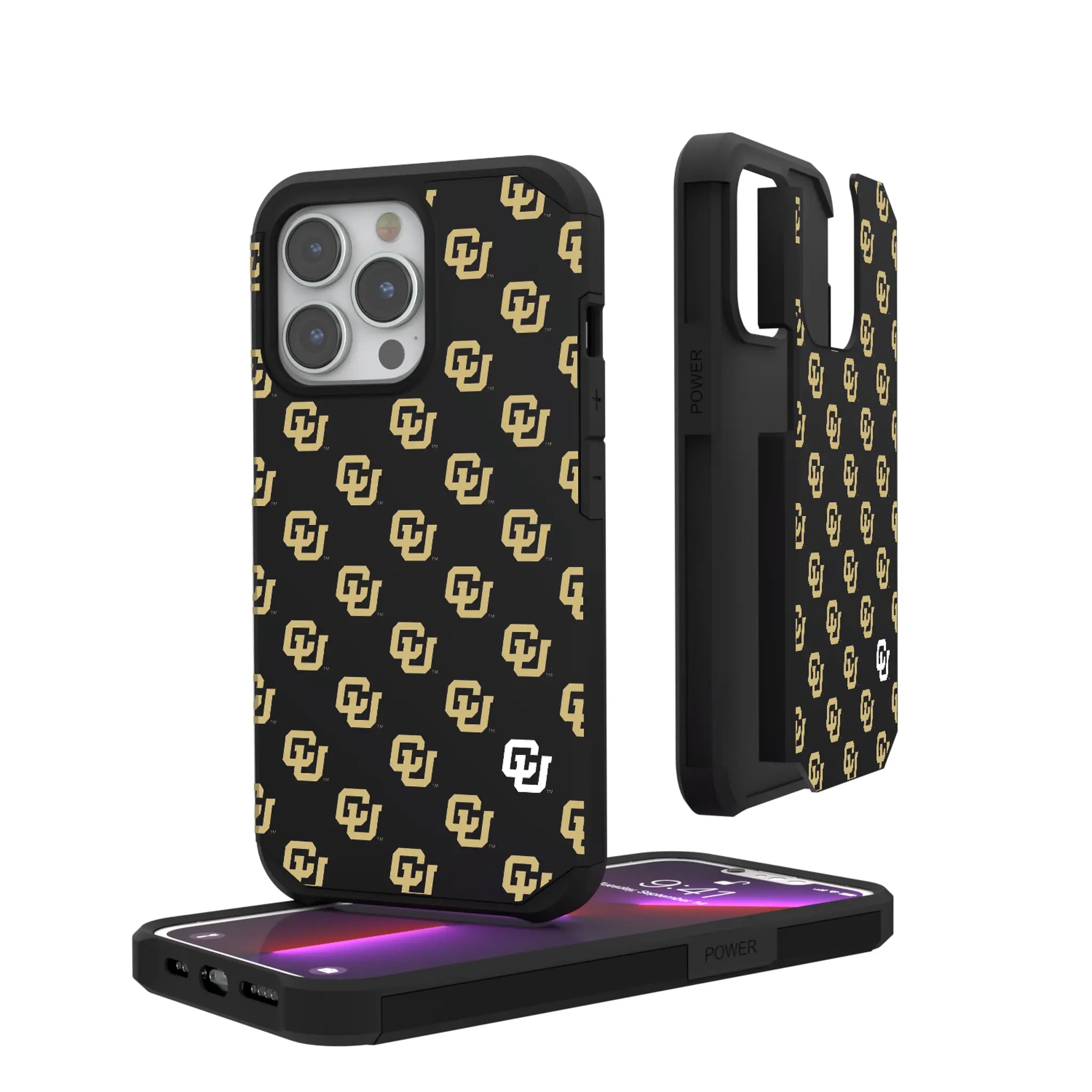 University of Colorado Buffaloes Fashion Pattern Rugged Phone Case for Apple iPhone