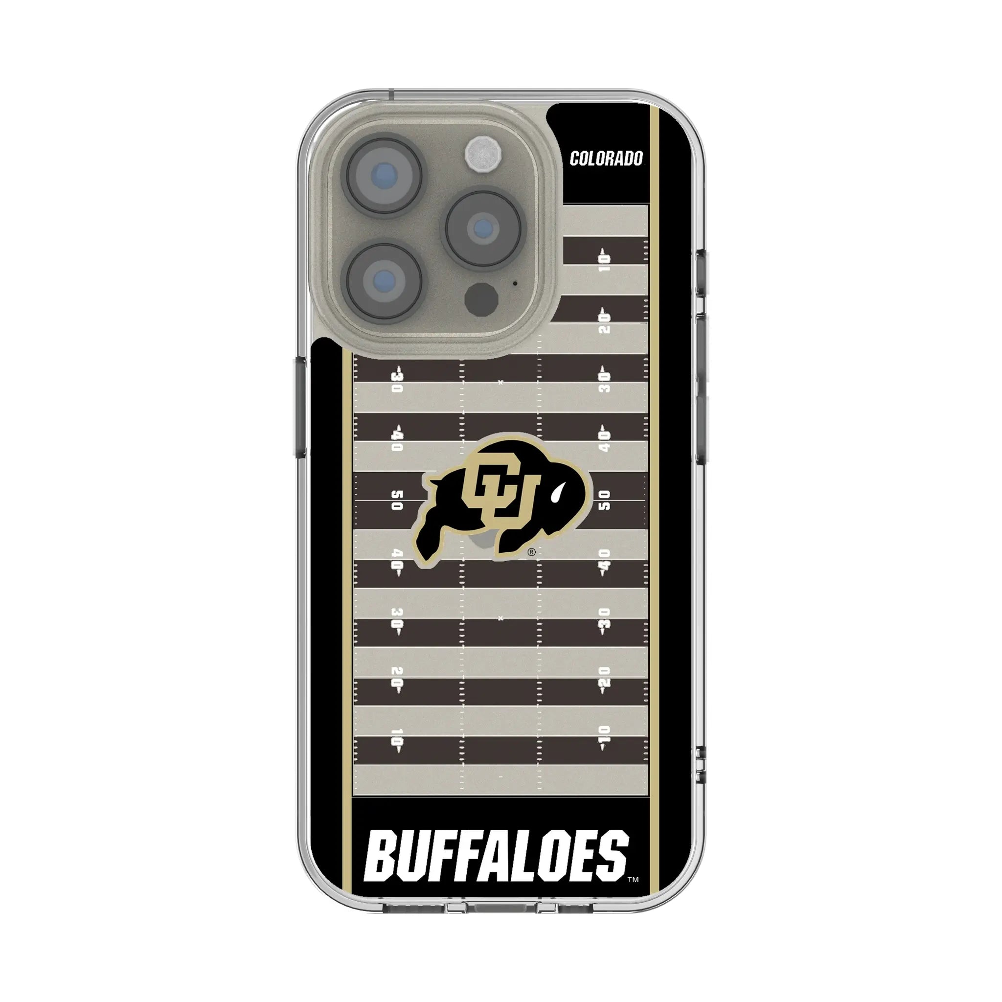 University of Colorado Buffaloes Field Clear Phone Case for Apple iPhone