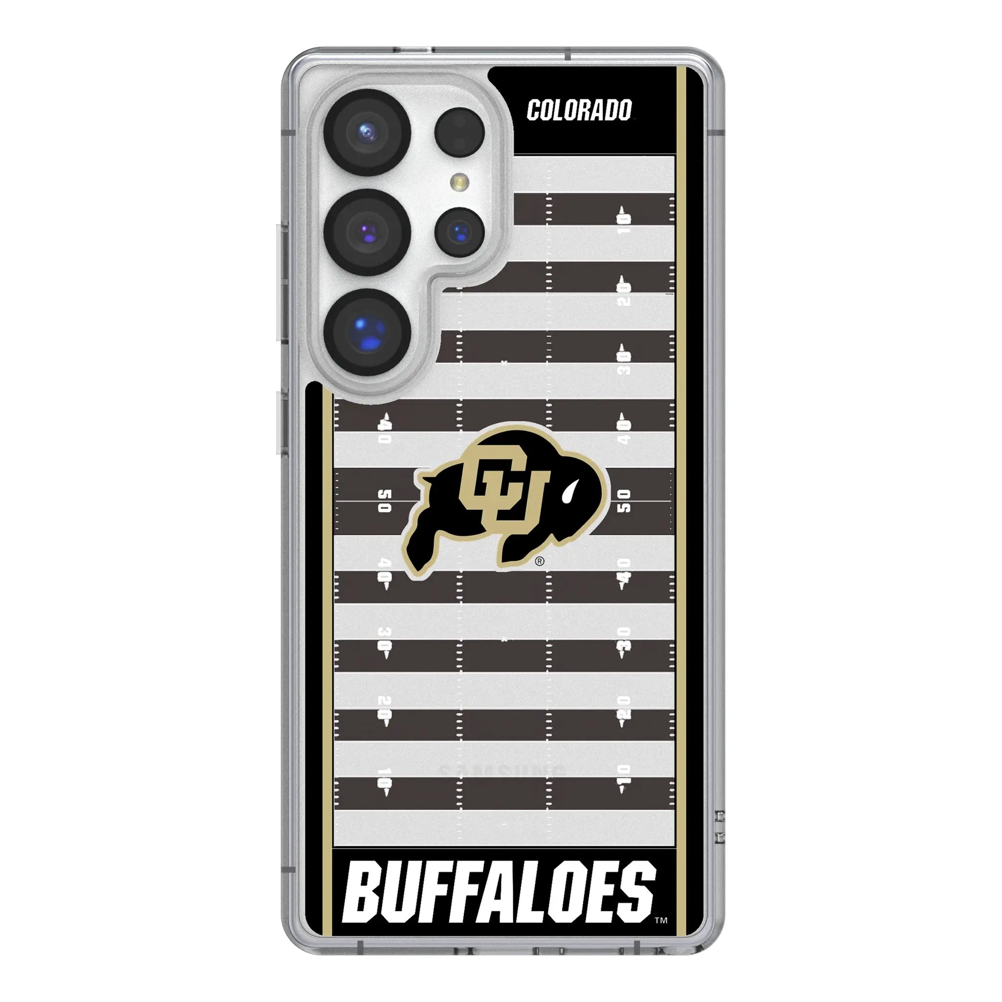 University of Colorado Buffaloes Field Clear Phone Case for Samsung Galaxy