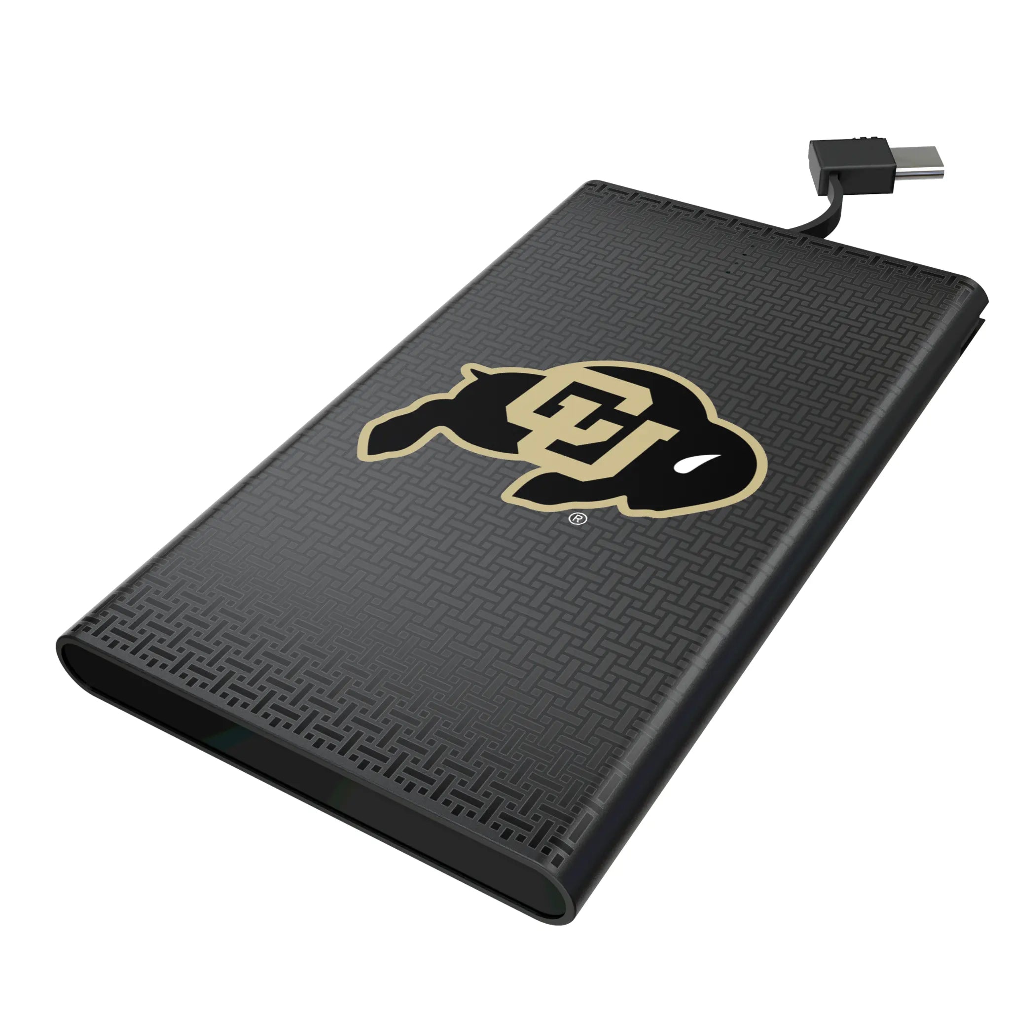 University of Colorado Buffaloes Linen 5000mAh Flat Powerbank