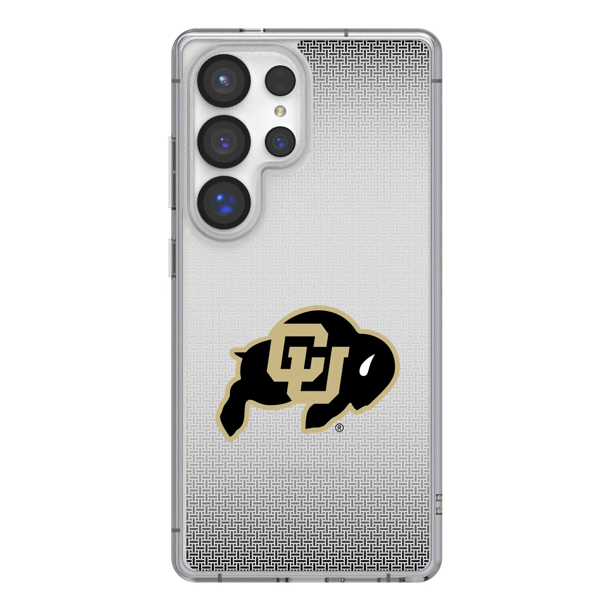 University of Colorado Buffaloes Linen Clear Phone Case for Samsung Galaxy