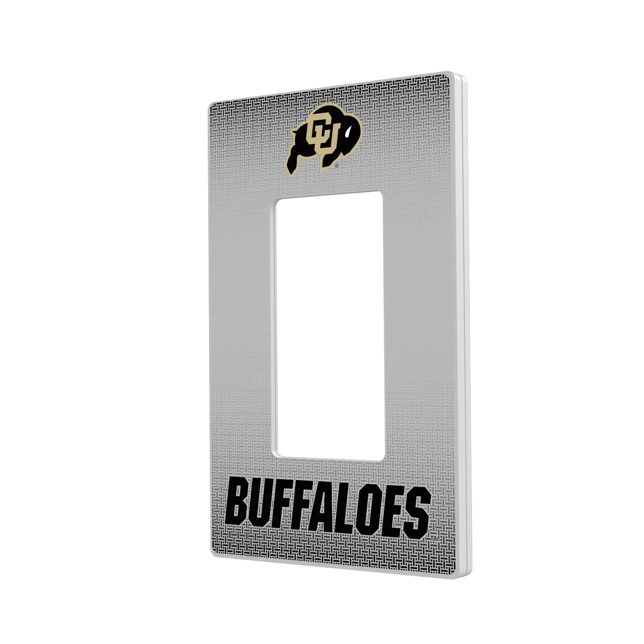 University of Colorado Buffaloes Linen Hidden-Screw Light Switch Plate
