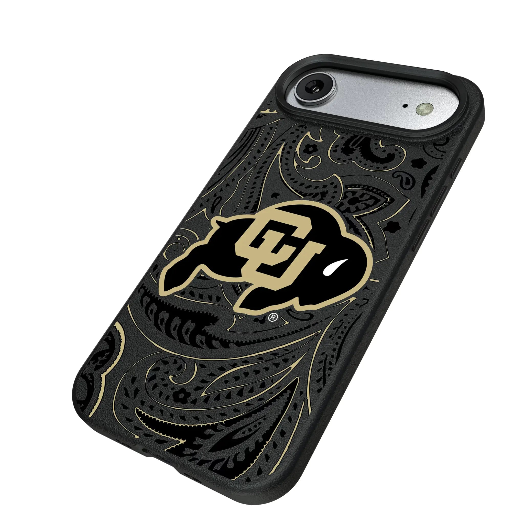 University of Colorado Buffaloes Paisley MagSafe Compatible Phone Case for Apple iPhone