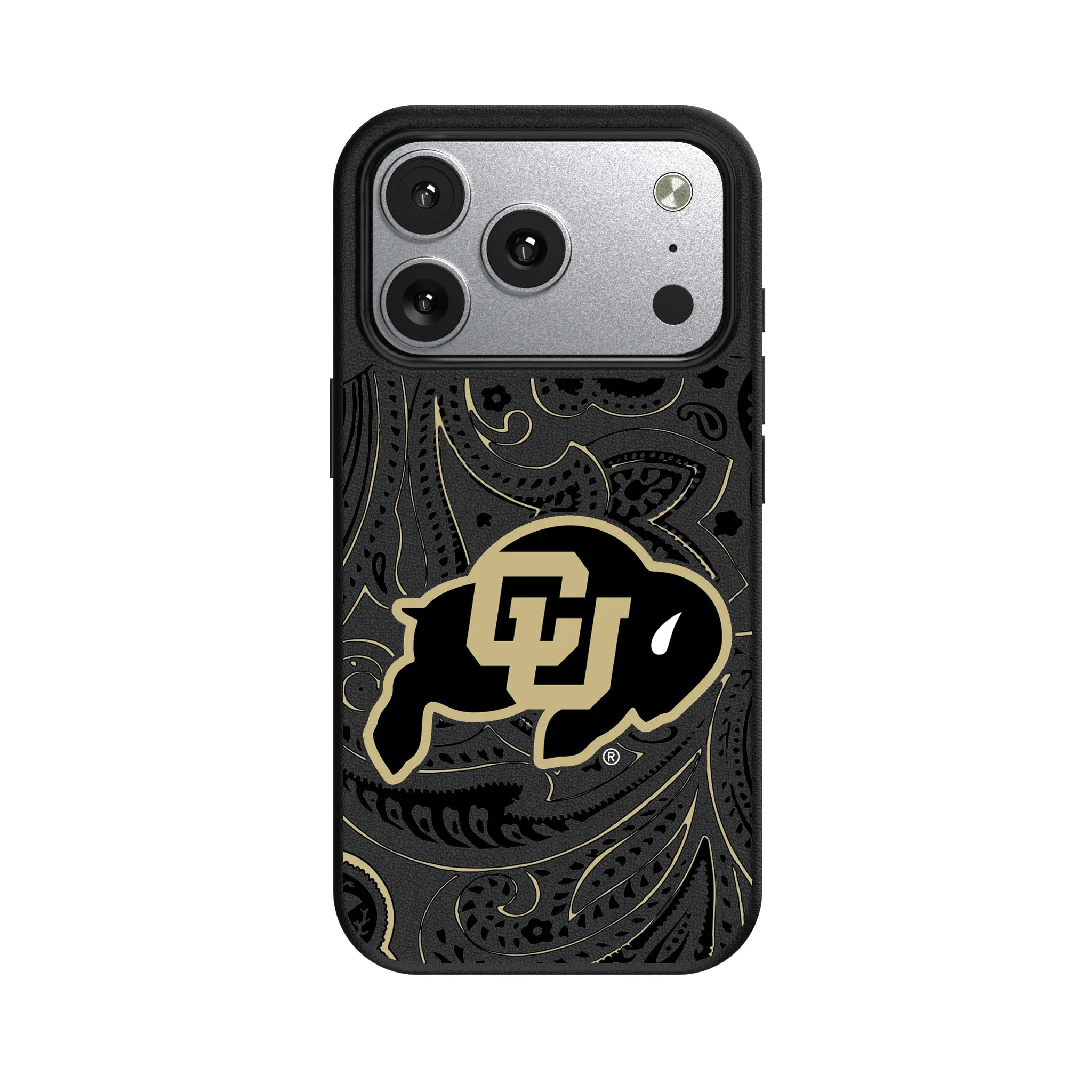 University of Colorado Buffaloes Paisley MagSafe Compatible Phone Case for Apple iPhone
