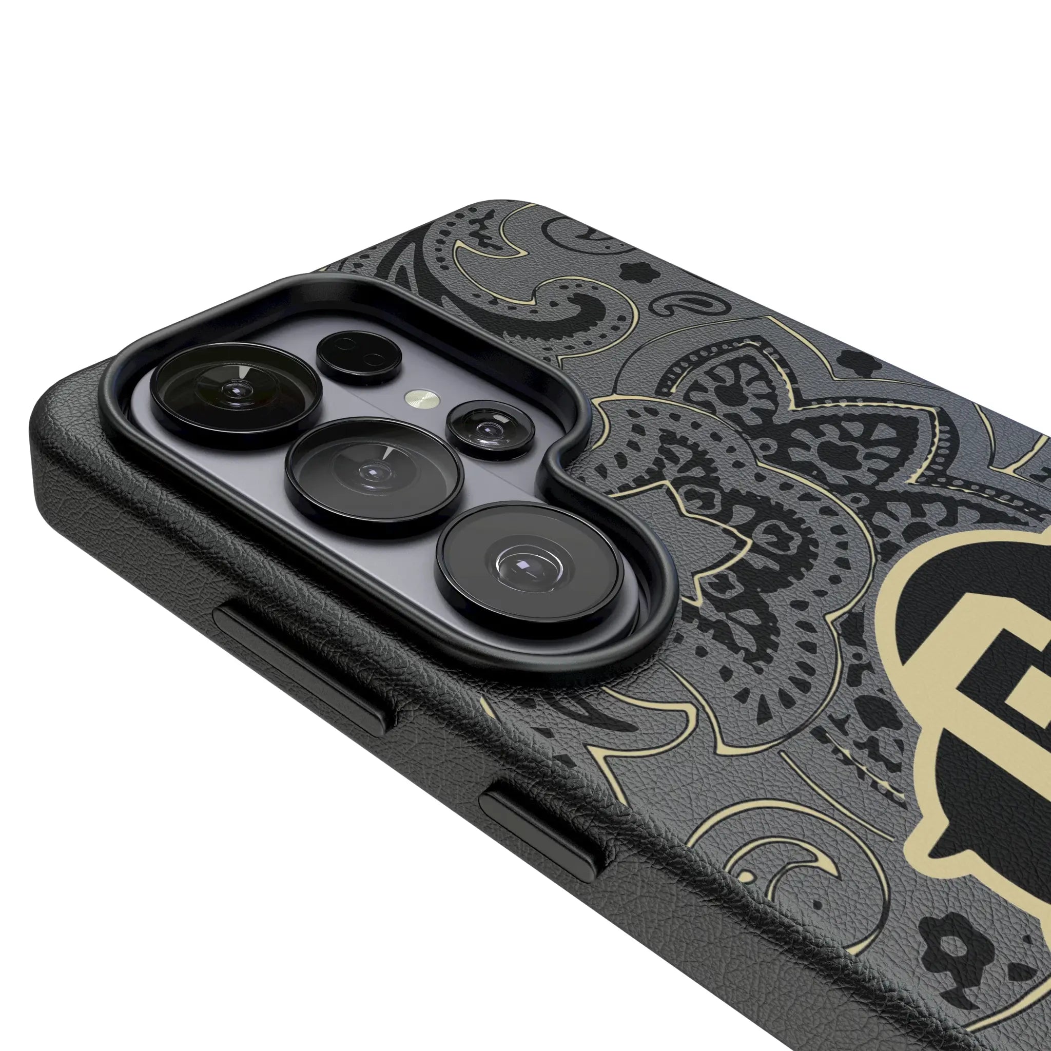 University of Colorado Buffaloes Paisley MagSafe Compatible Phone Case for Samsung Galaxy