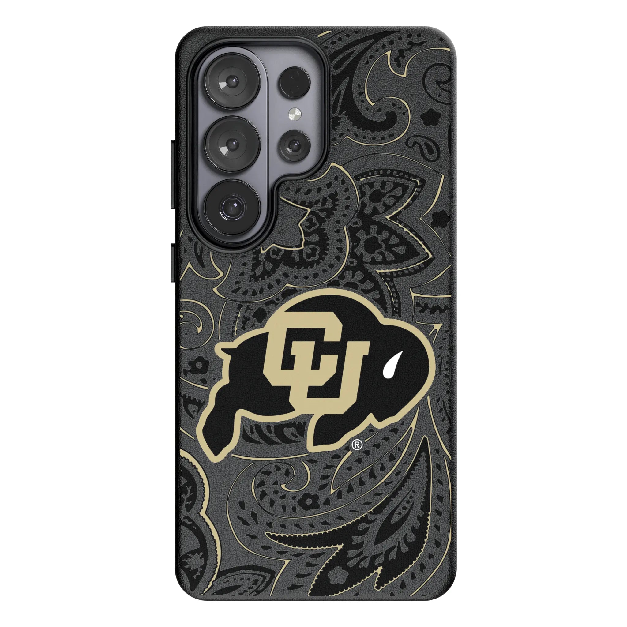 University of Colorado Buffaloes Paisley MagSafe Compatible Phone Case for Samsung Galaxy