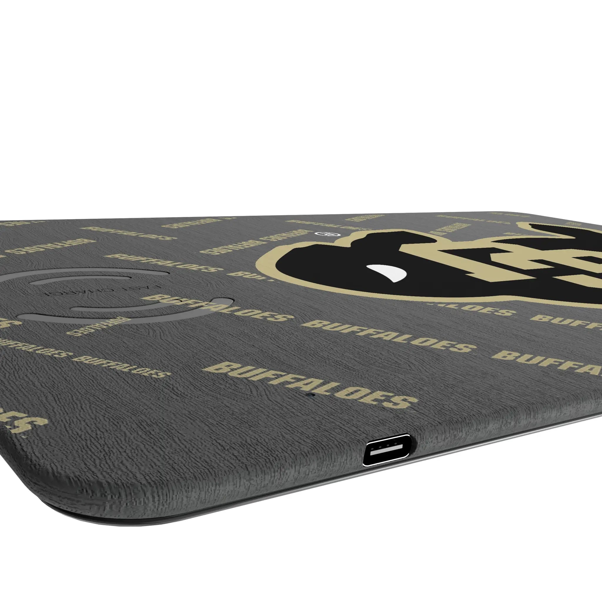 University of Colorado Buffaloes Quadtile 15-Watt Wireless Charger and Mouse Pad