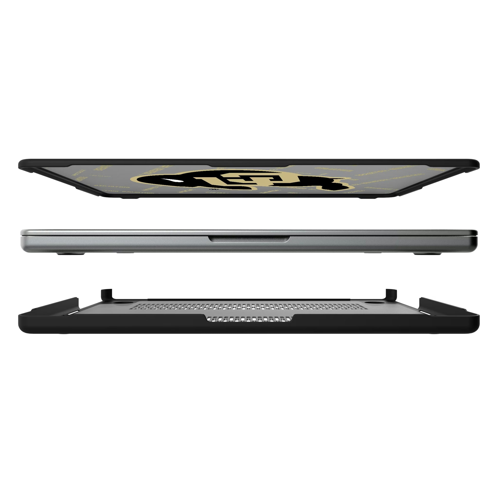 University of Colorado Buffaloes Quadtile Laptop Case for Apple MacBook