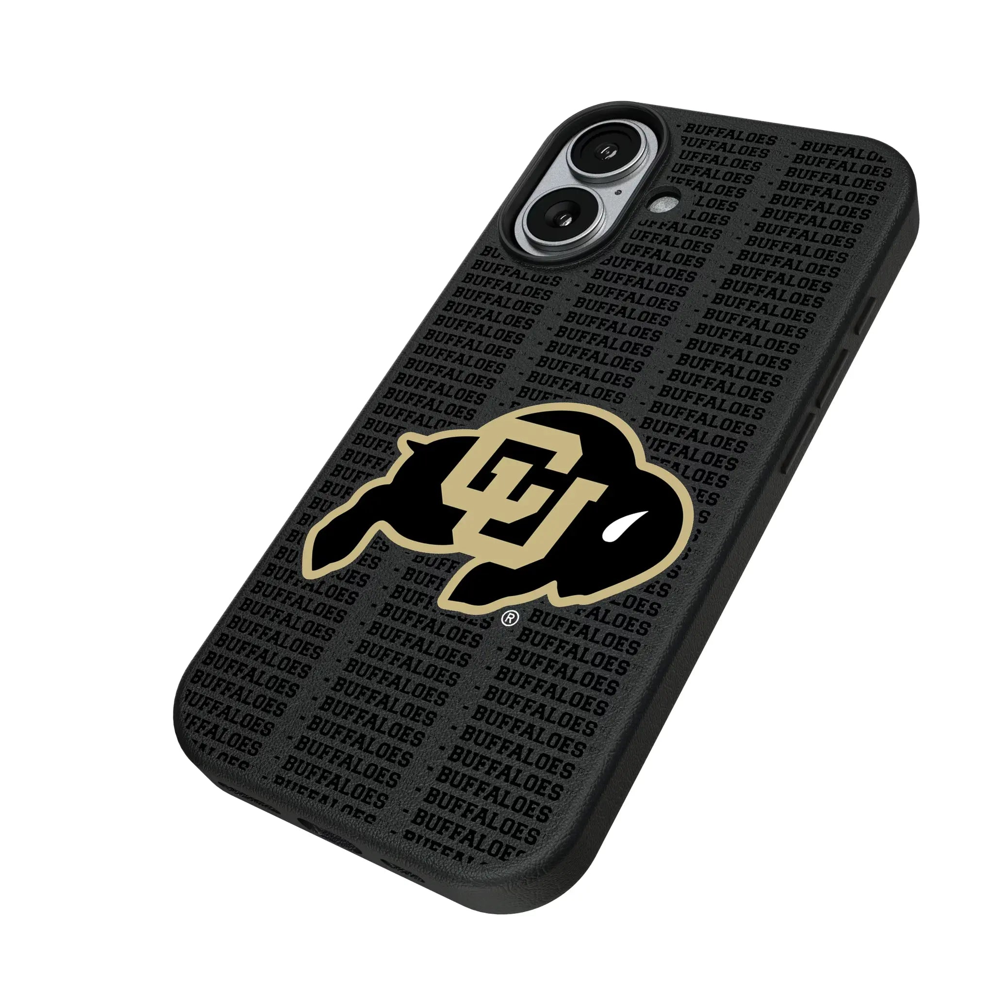 University of Colorado Buffaloes Text Backdrop MagSafe Compatible Phone Case for Apple iPhone