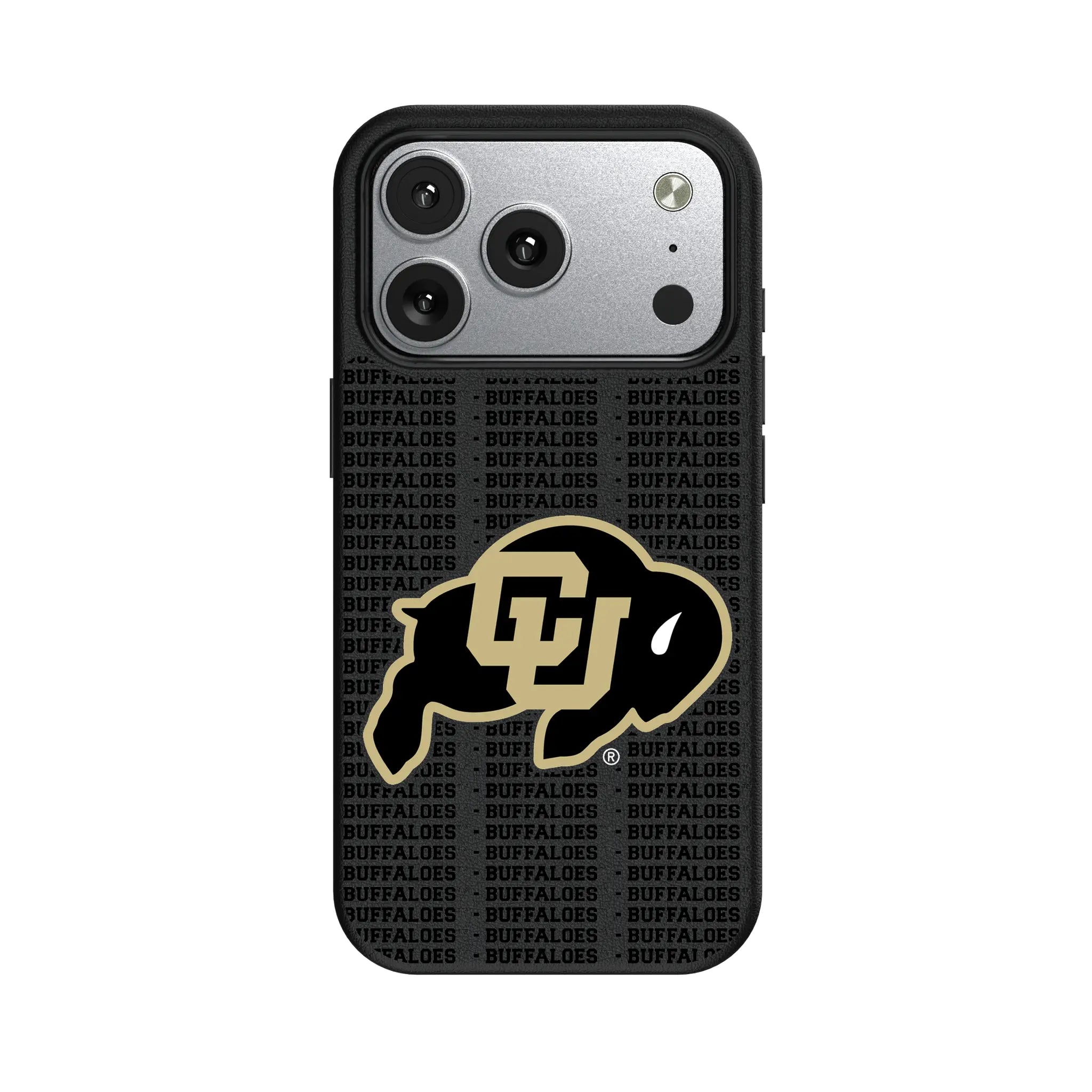 University of Colorado Buffaloes Text Backdrop MagSafe Compatible Phone Case for Apple iPhone