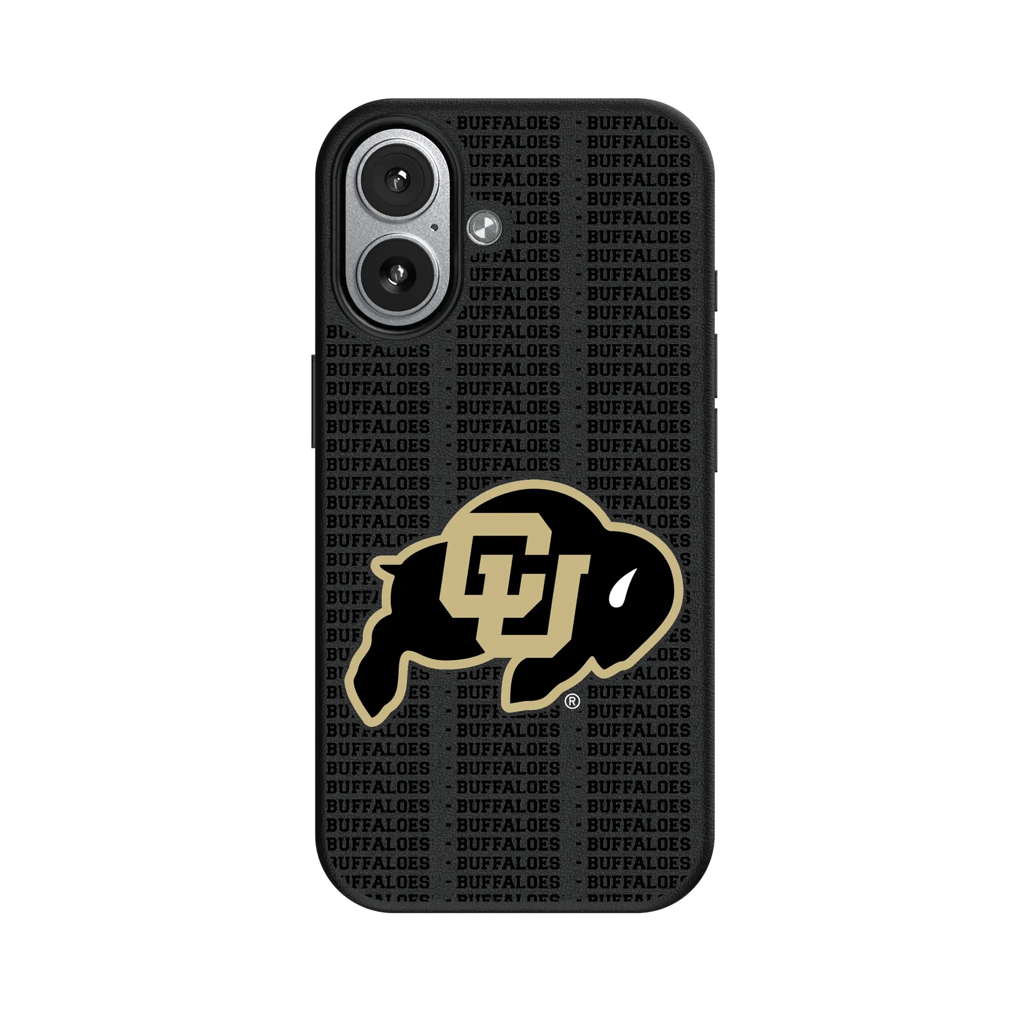 University of Colorado Buffaloes Text Backdrop MagSafe Compatible Phone Case for Apple iPhone