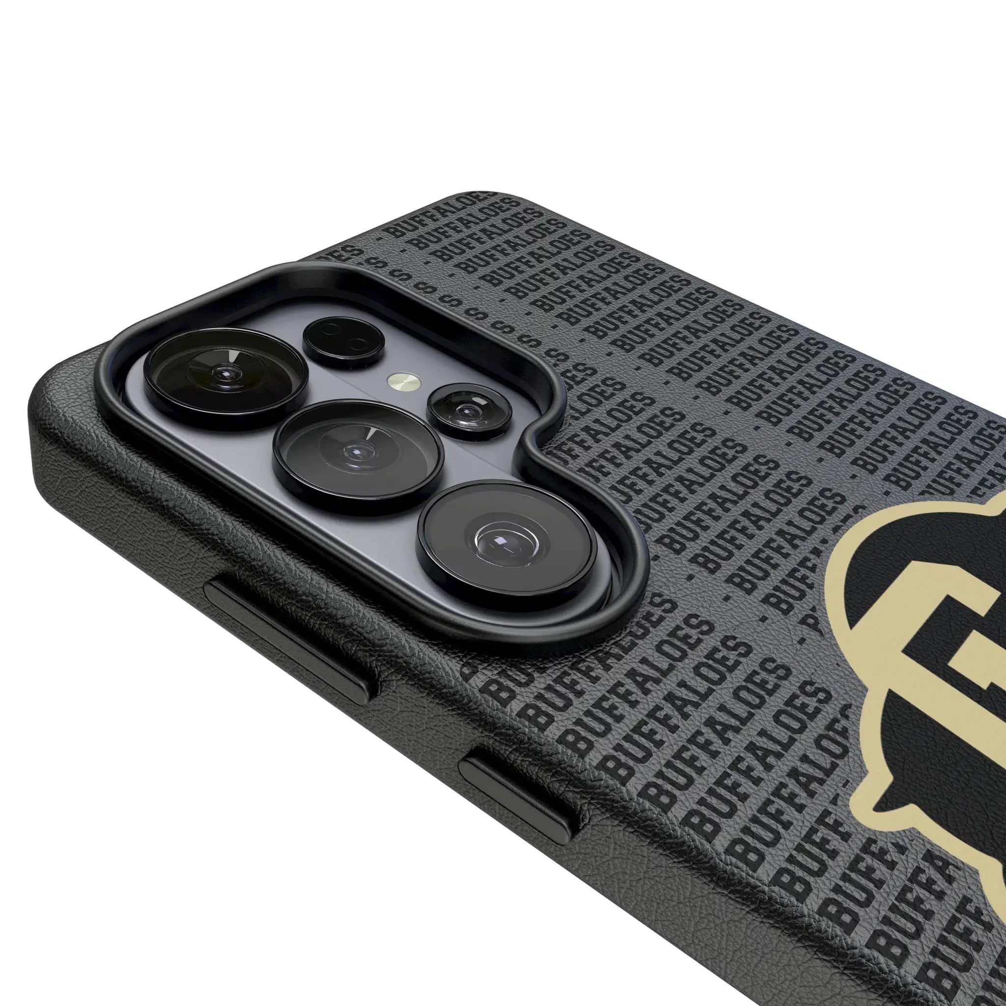 University of Colorado Buffaloes Text Backdrop MagSafe Compatible Phone Case for Samsung Galaxy