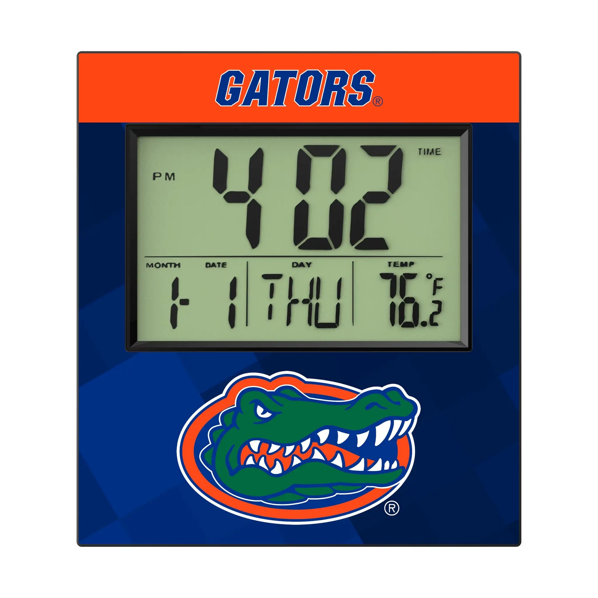 University of Florida Gators Color Block Wall Clock