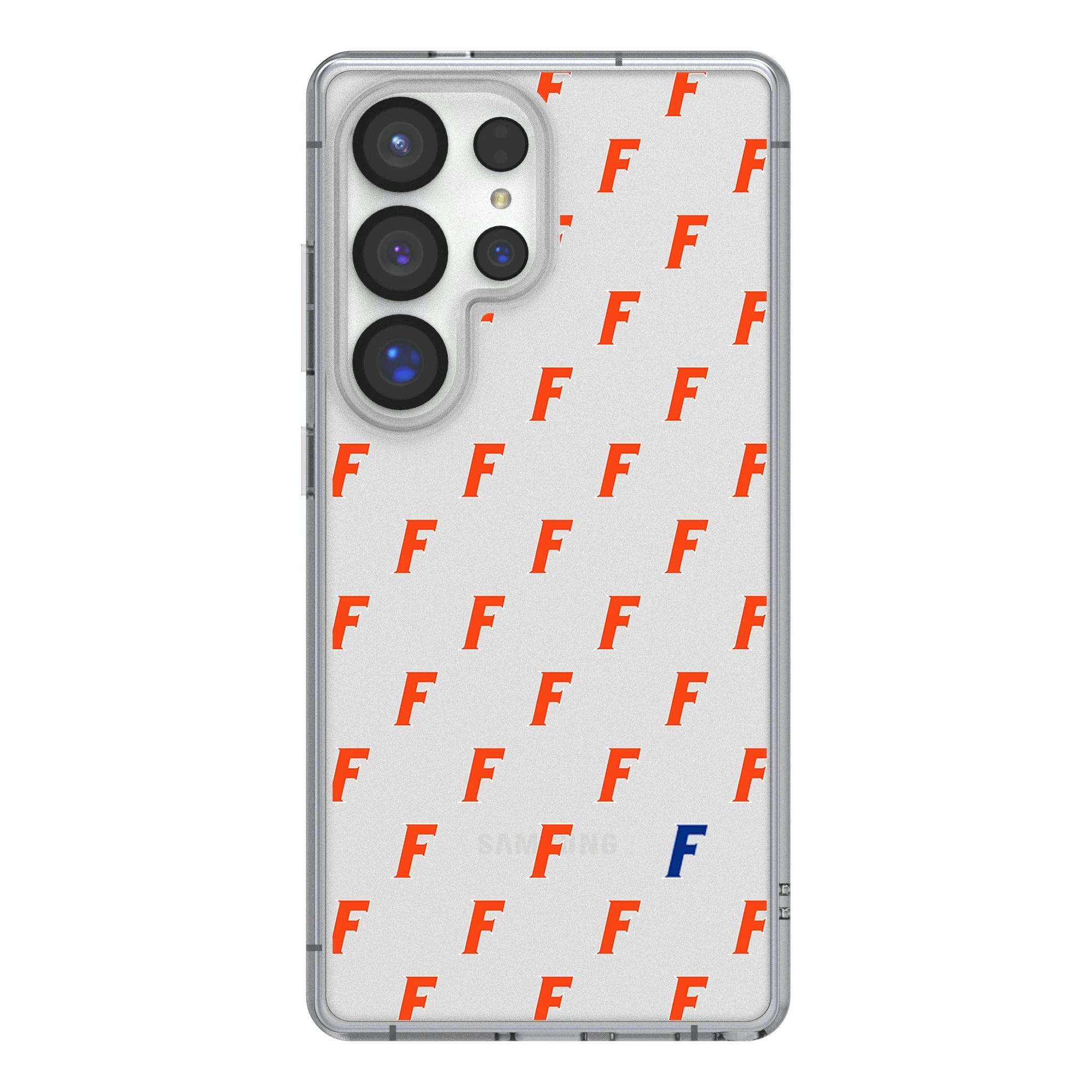 University of Florida Gators Fashion Pattern Clear Phone Case for Samsung Galaxy