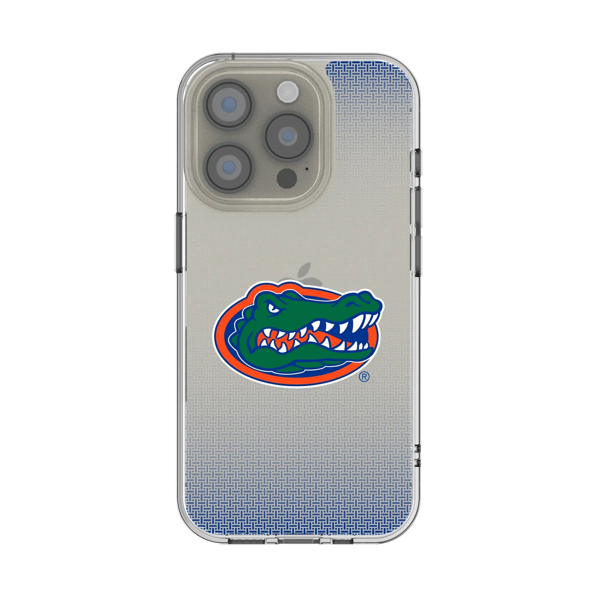 University of Florida Gators Linen Clear Phone Case for Apple iPhone