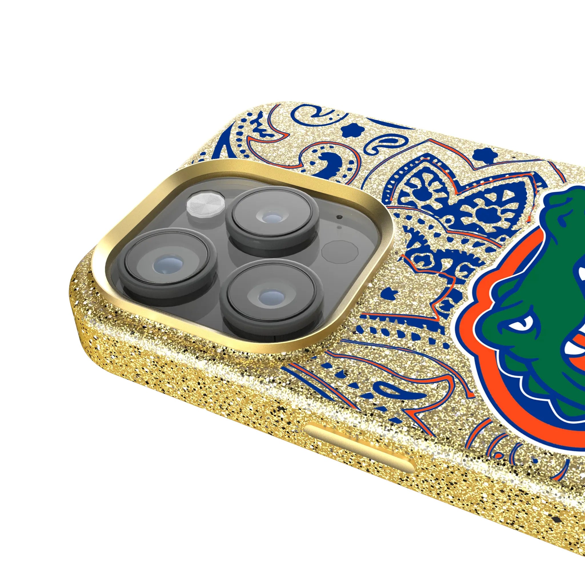 University of Florida Gators Paisley Bling Phone Case