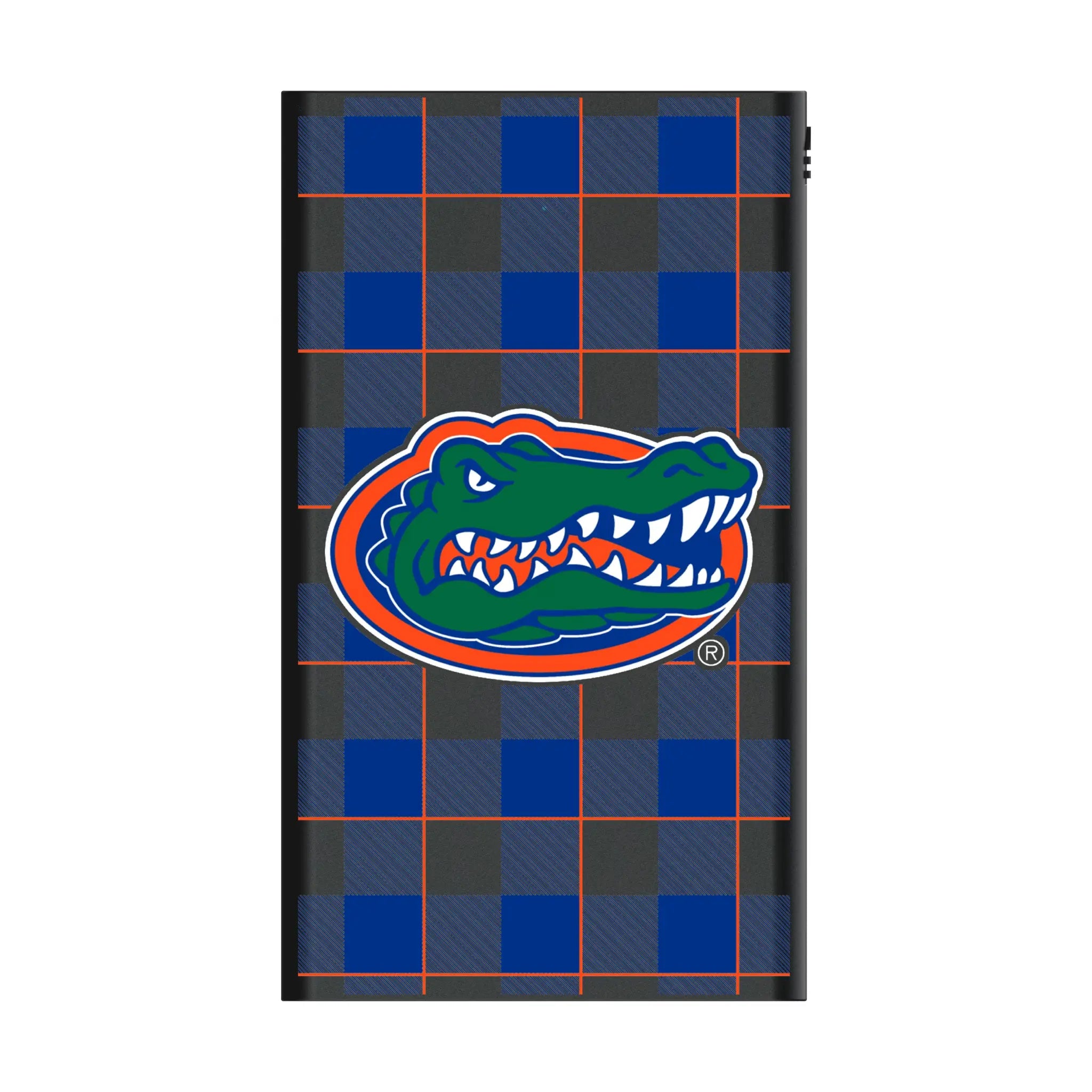 University of Florida Gators Plaid 5000mAh Flat Powerbank