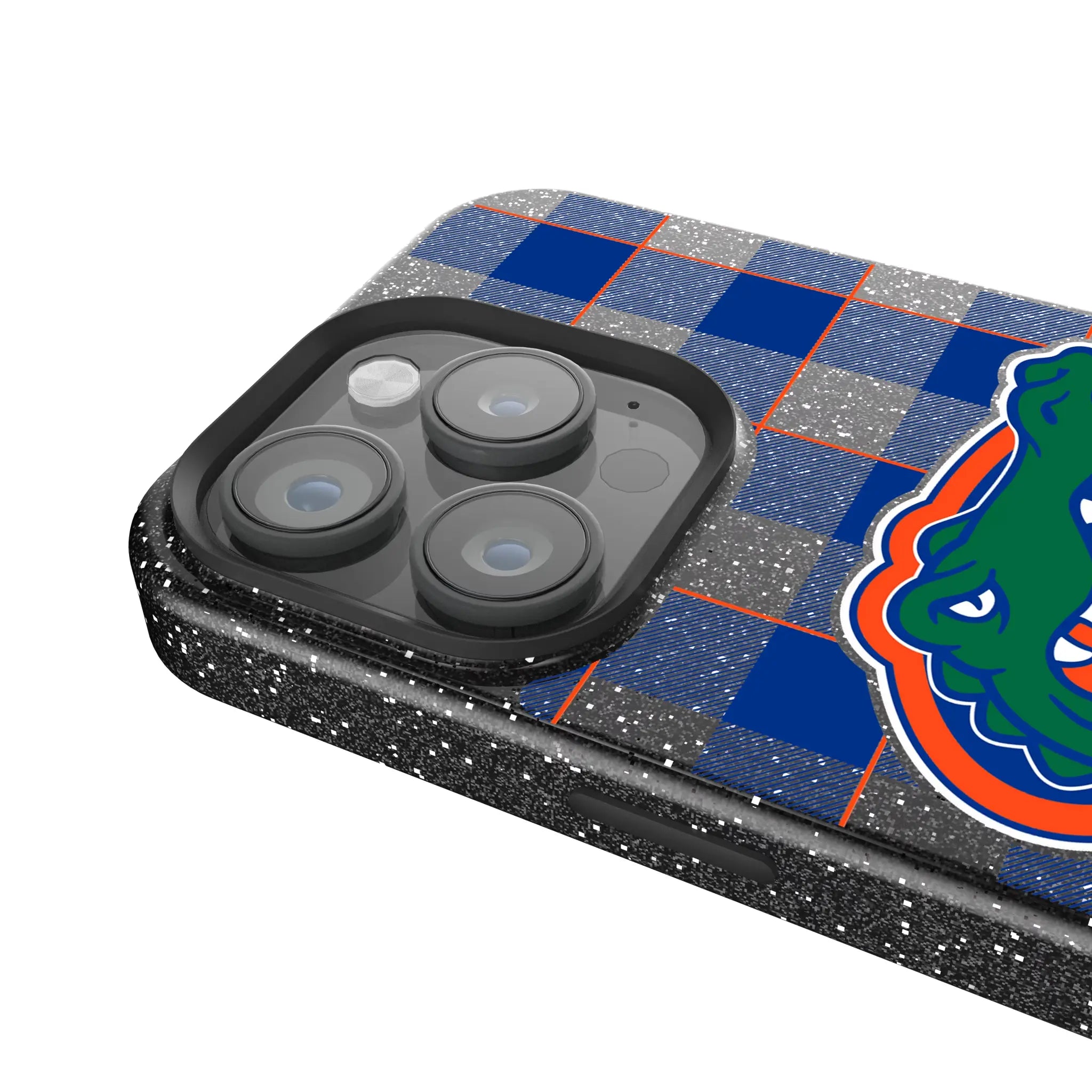 University of Florida Gators Plaid Bling Phone Case