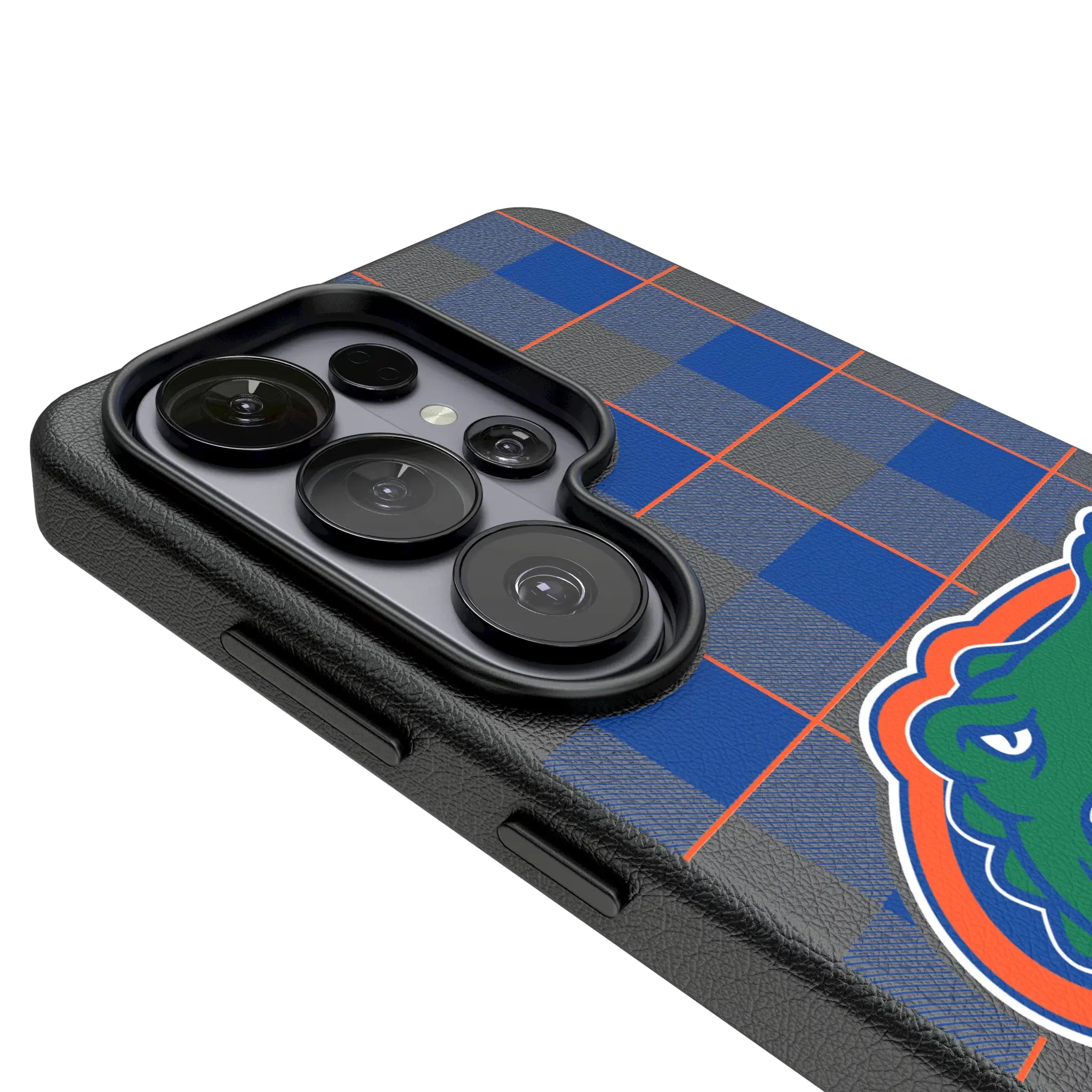 University of Florida Gators Plaid MagSafe Compatible Phone Case for Samsung Galaxy