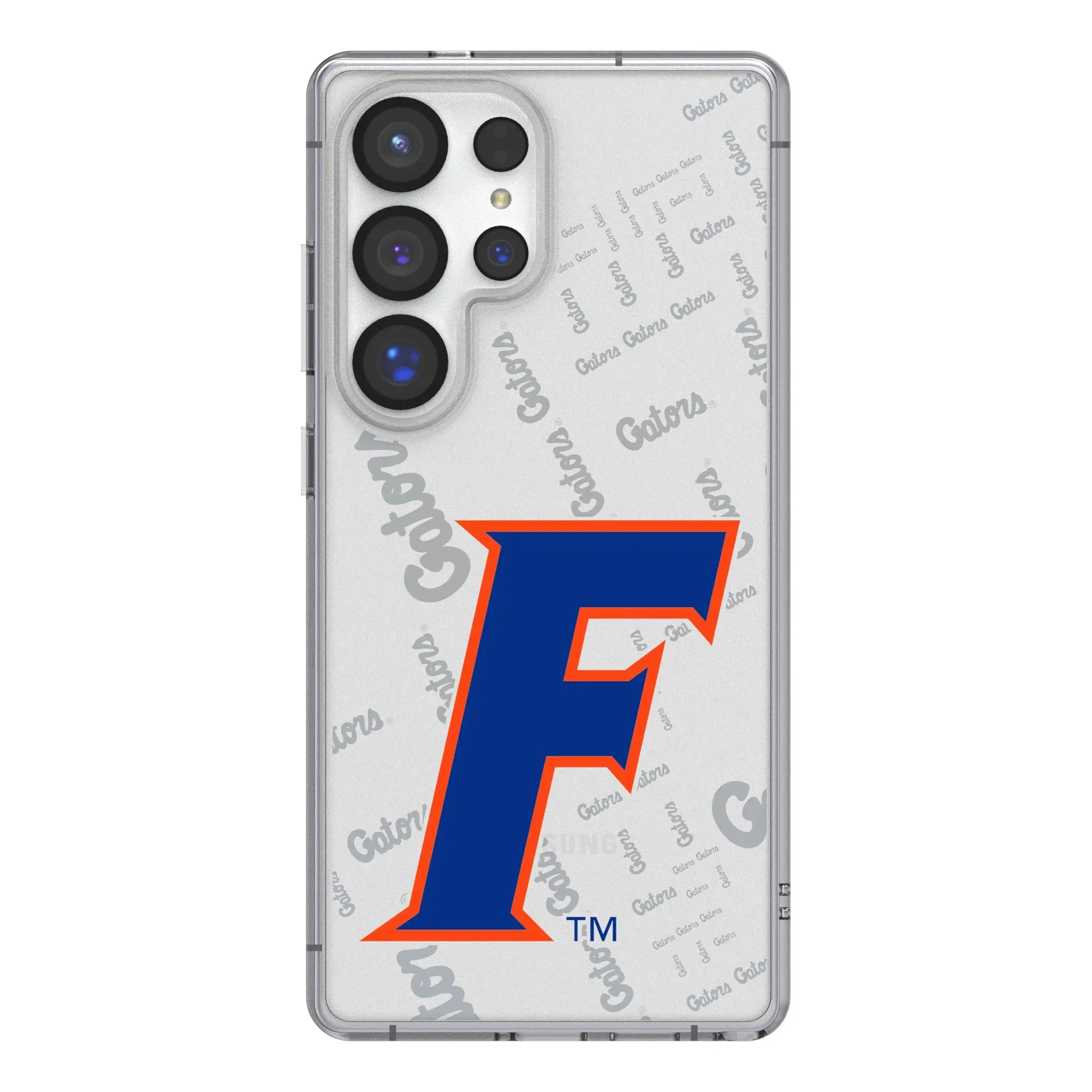 University of Florida Gators Quadtile Clear Phone Case for Samsung Galaxy