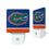 University of Florida Gators Stripe Night Light 2-Pack