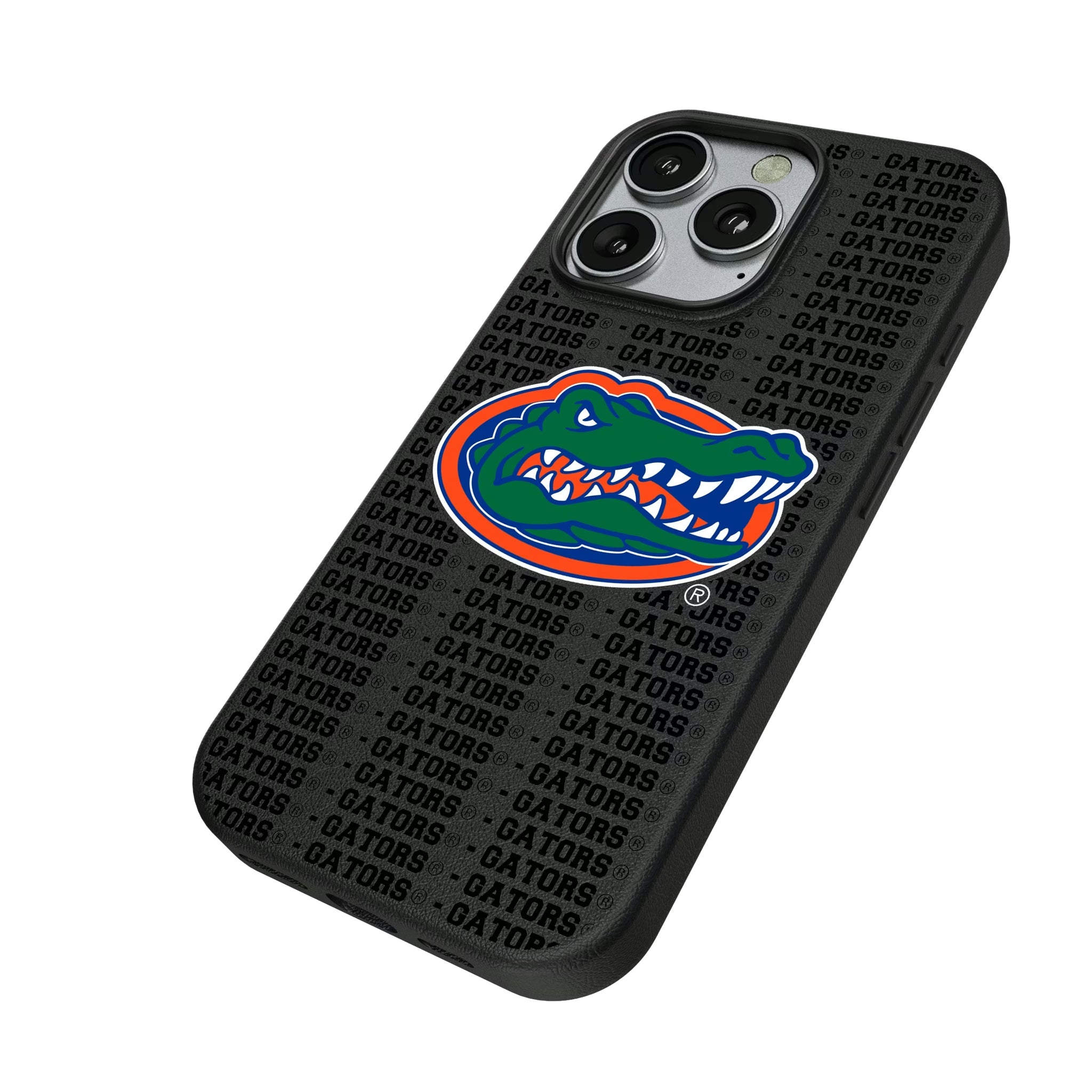 University of Florida Gators Text Backdrop MagSafe Compatible Phone Case for Apple iPhone - Sports Gifts, Sports Memorabilia, Sports Collectibles, Fan Shop