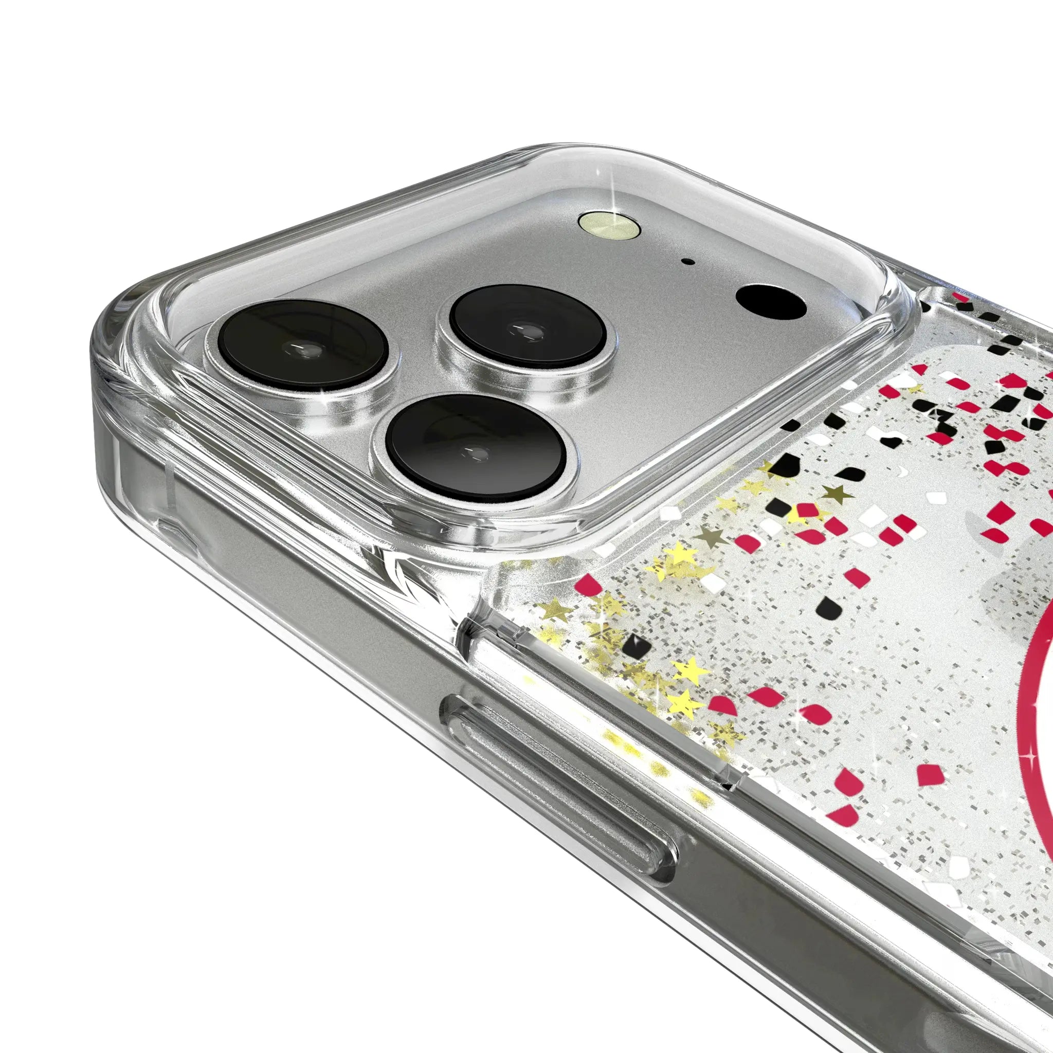 University of Georgia Bulldogs Confetti Glitter Phone Case for Apple iPhone