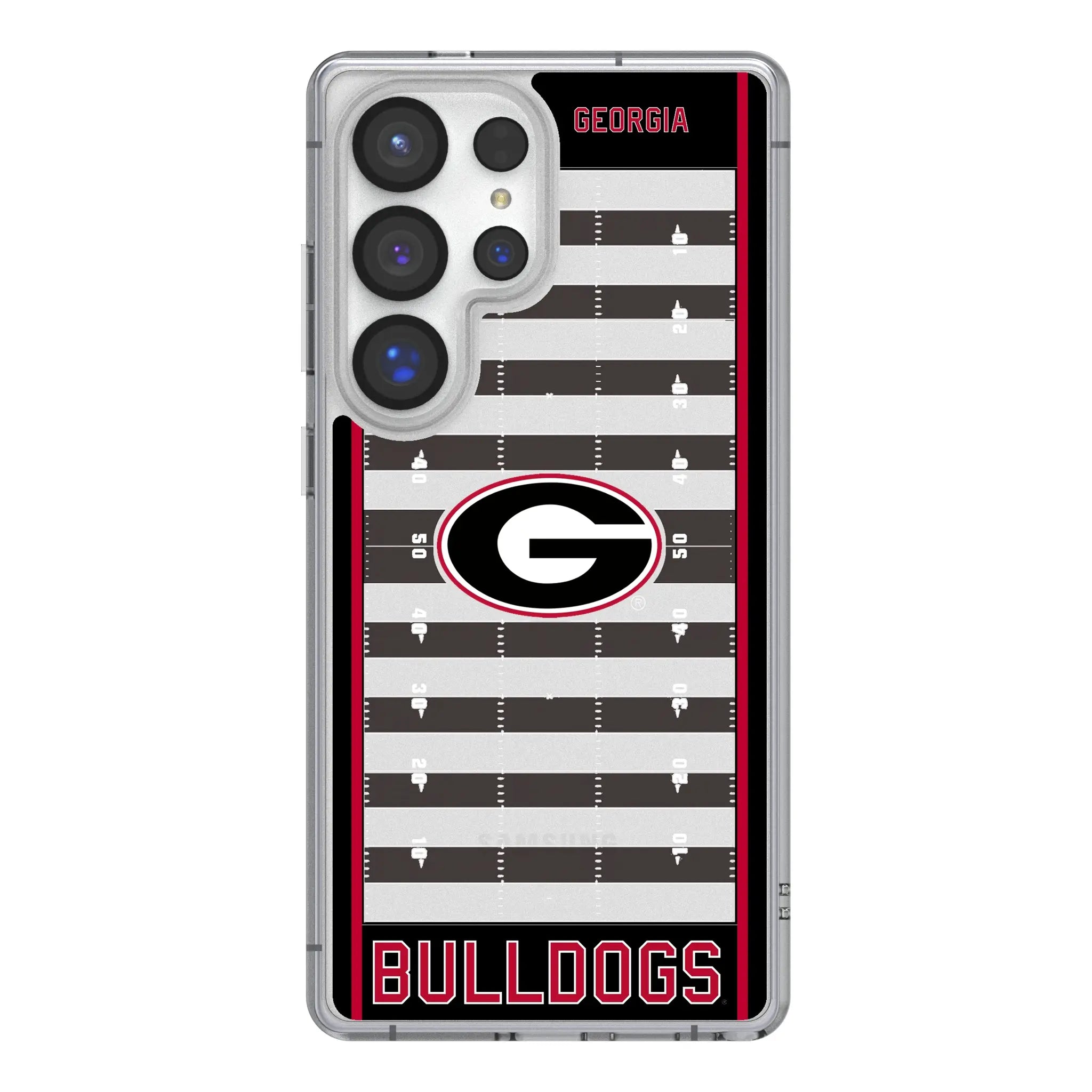 University of Georgia Bulldogs Field Clear Phone Case for Samsung Galaxy
