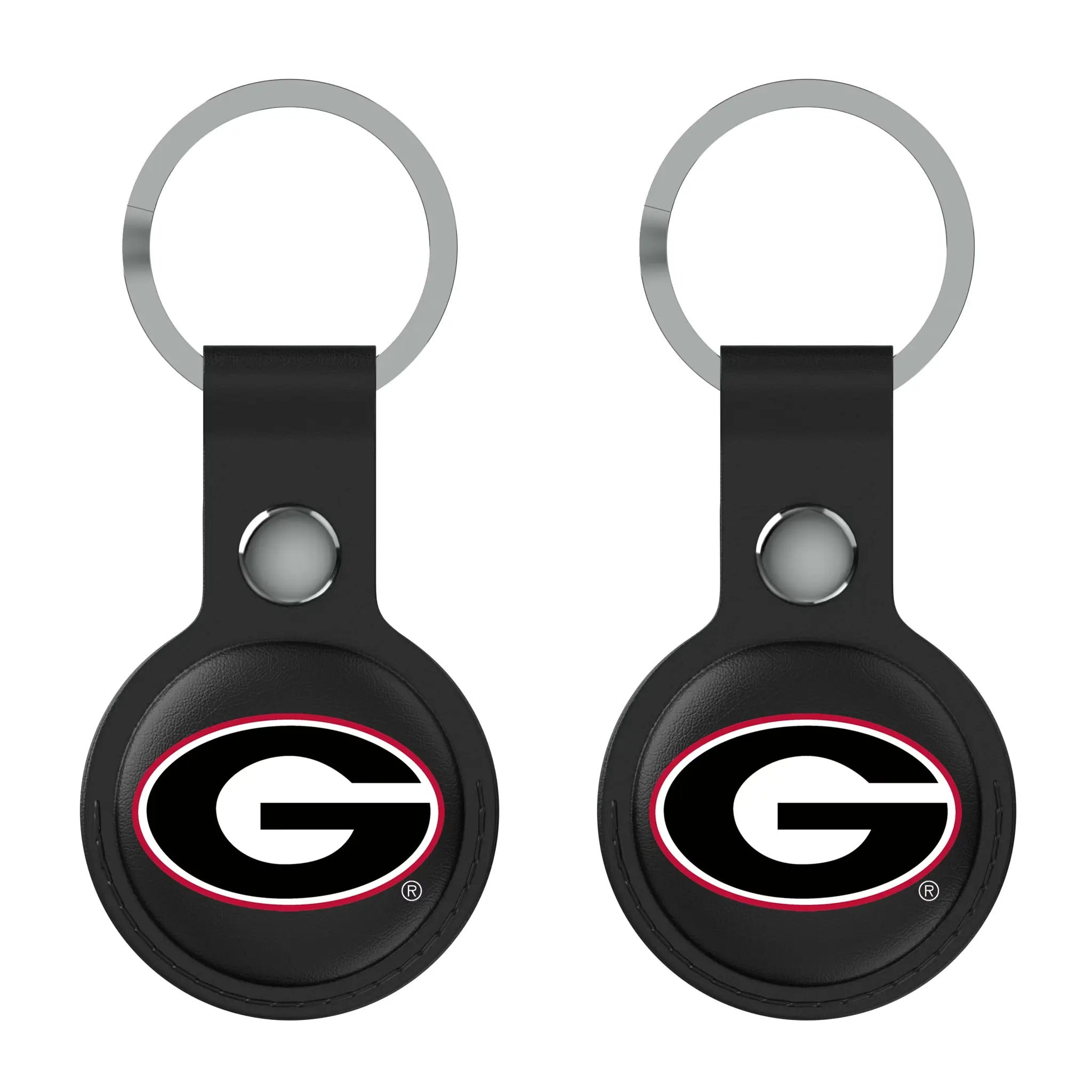 University of Georgia Bulldogs Insignia Black Airtag Holder 2-Pack