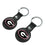 University of Georgia Bulldogs Insignia Black Airtag Holder 2-Pack