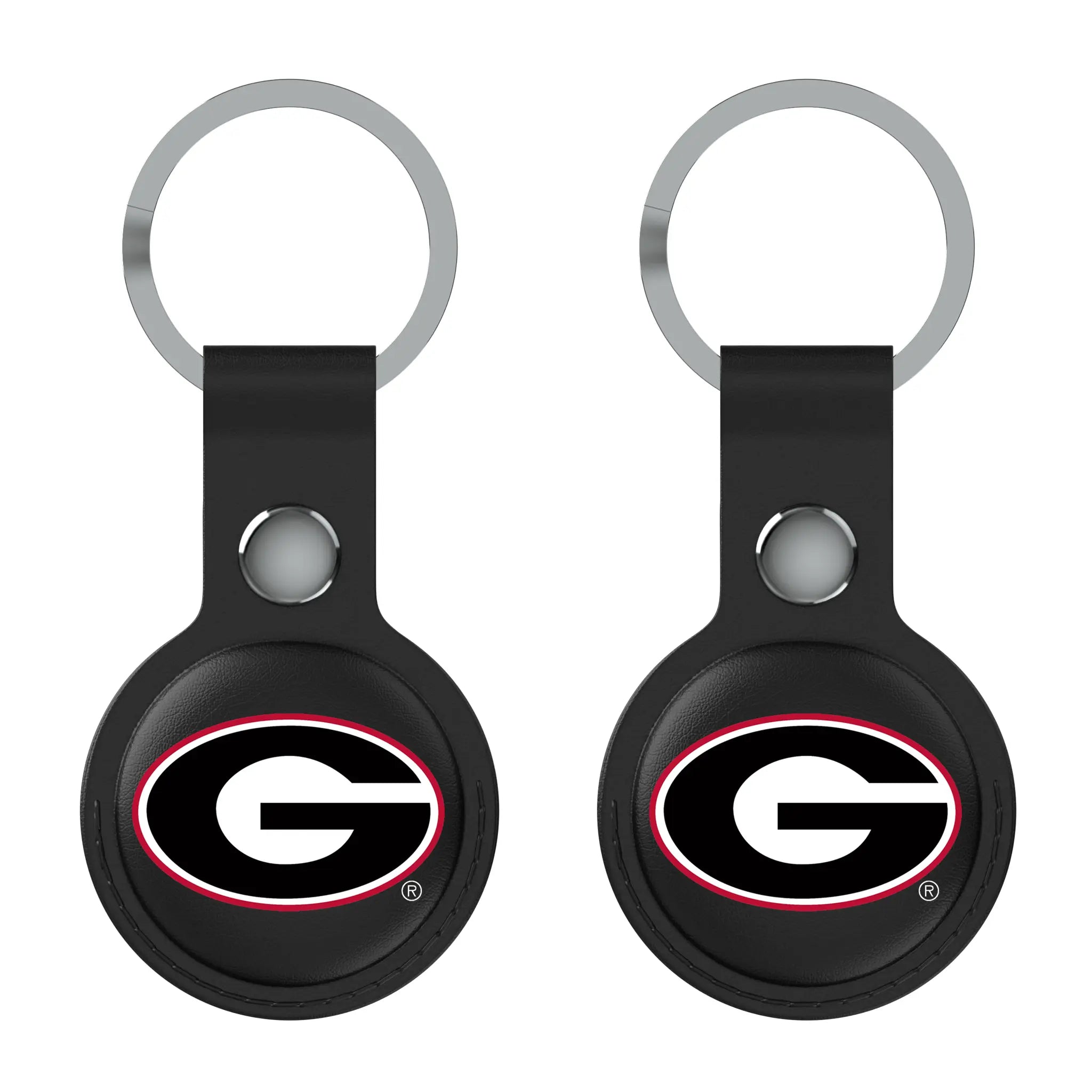 University of Georgia Bulldogs Insignia Black Airtag Holder 2-Pack