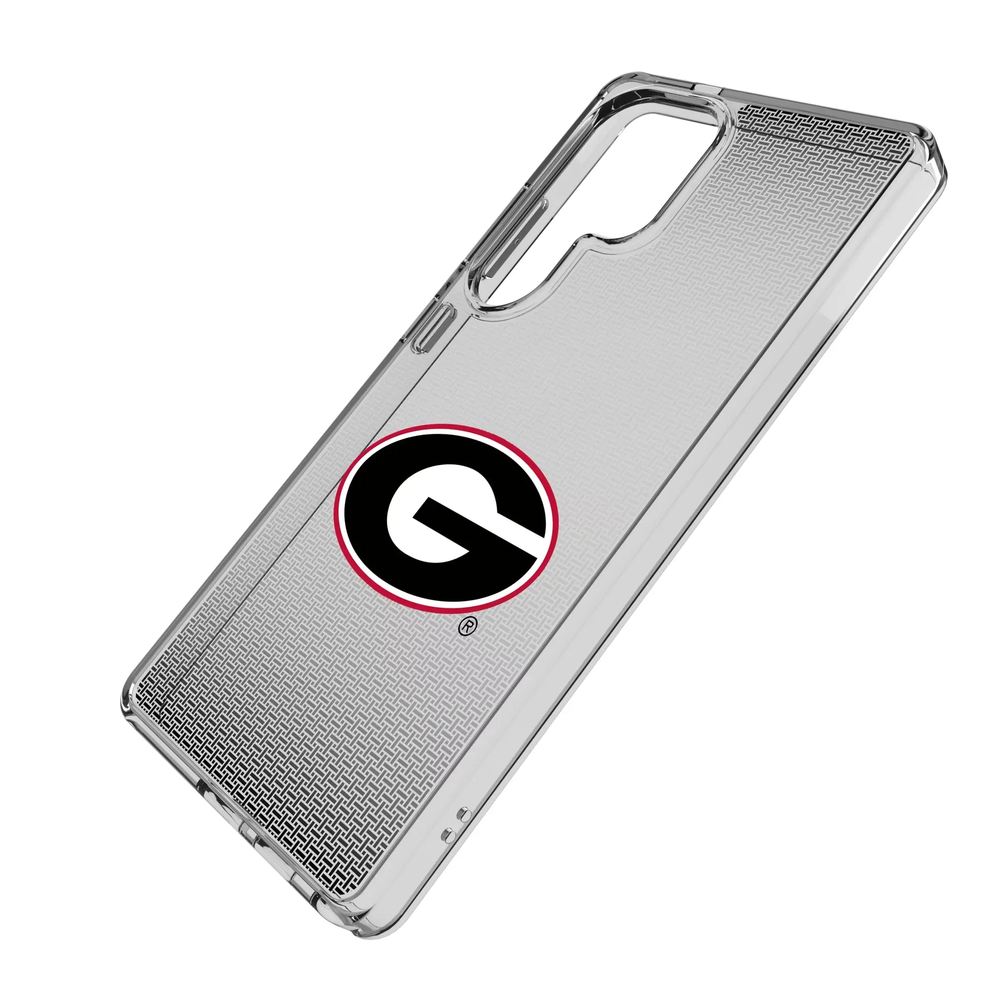University of Georgia Bulldogs Linen Clear Phone Case for Samsung Galaxy